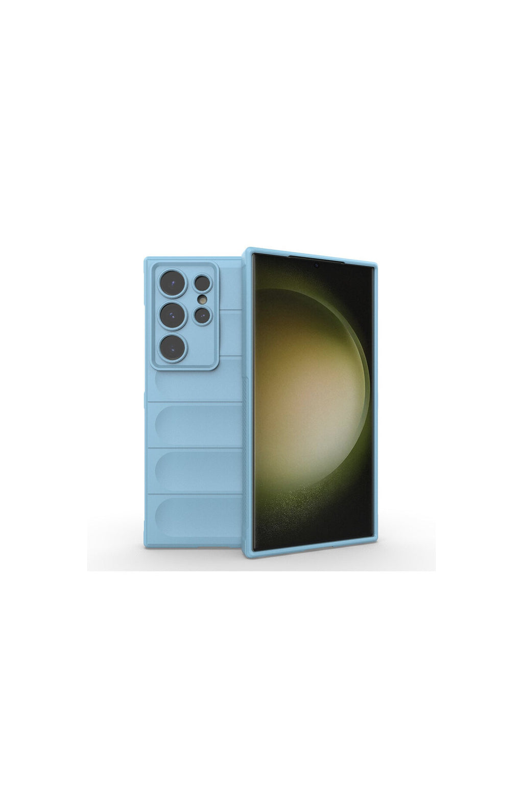 Samsung Galaxy S24 Ultra Uyumlu Kılıf Optimum Silikon - Sky Blue