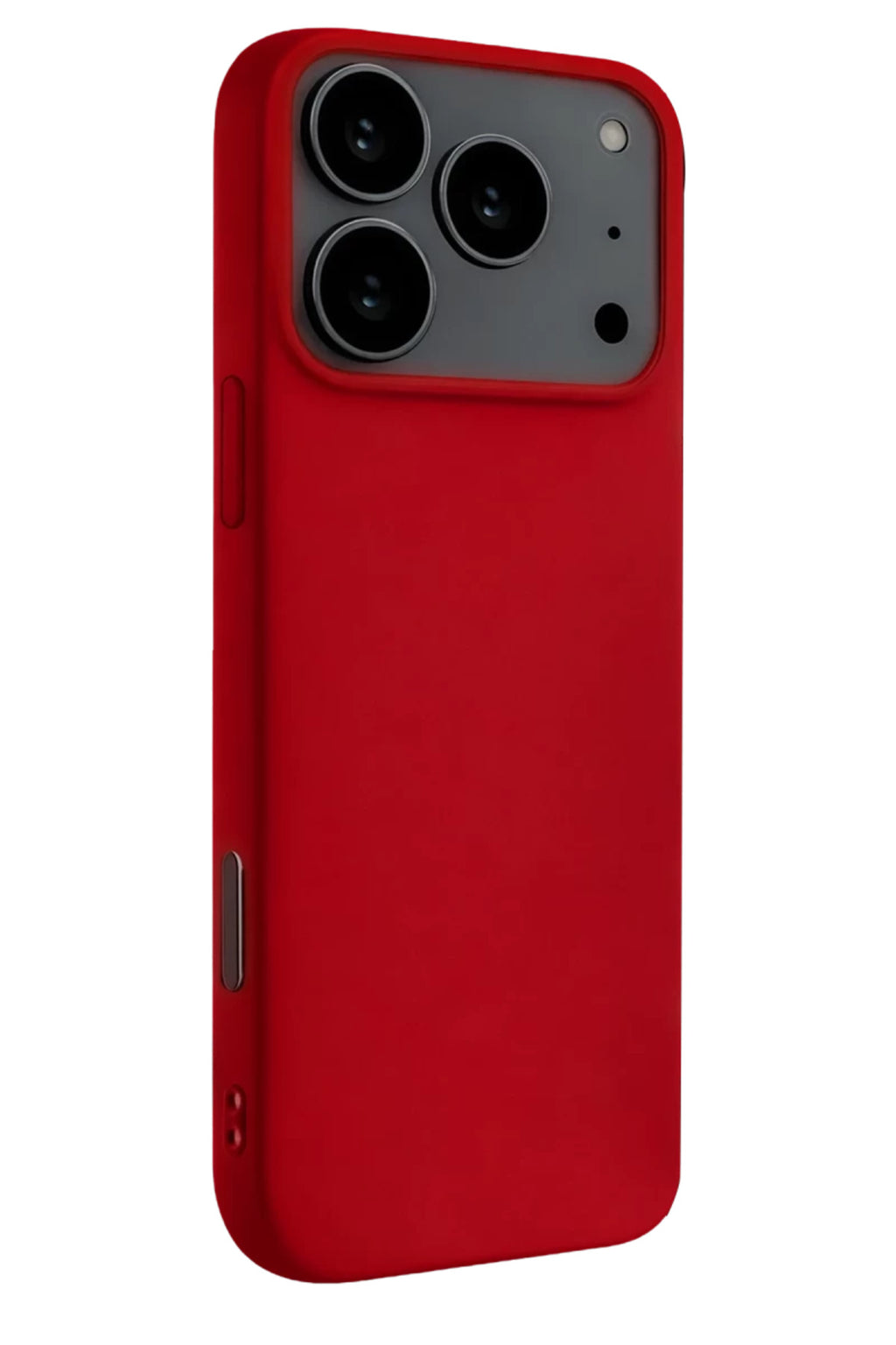 Apple iPhone 17 Pro Max Uyumlu Nano içi Kadife Silikon - Kırmızı