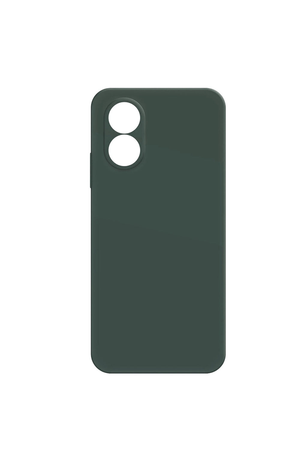 Oppo A38 Uyumlu Kılıf First Silikon - Koyu Yeşil