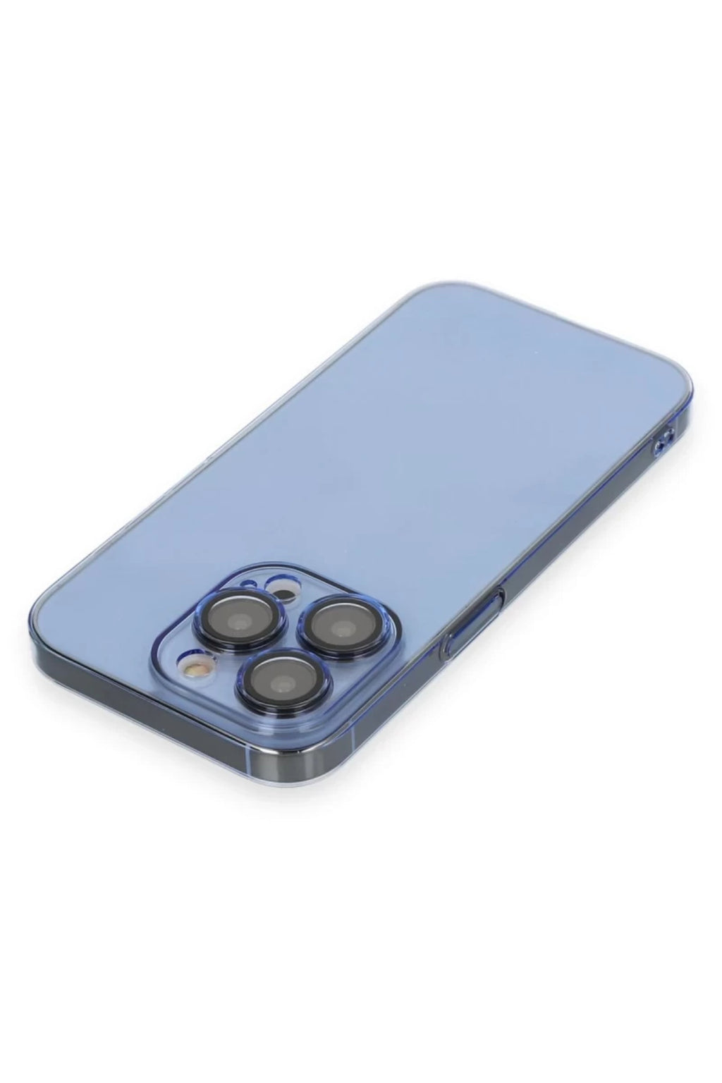 Apple iPhone 14 Pro Max Uyumlu Kılıf Armada Lensli Kapak - Sierra Blue