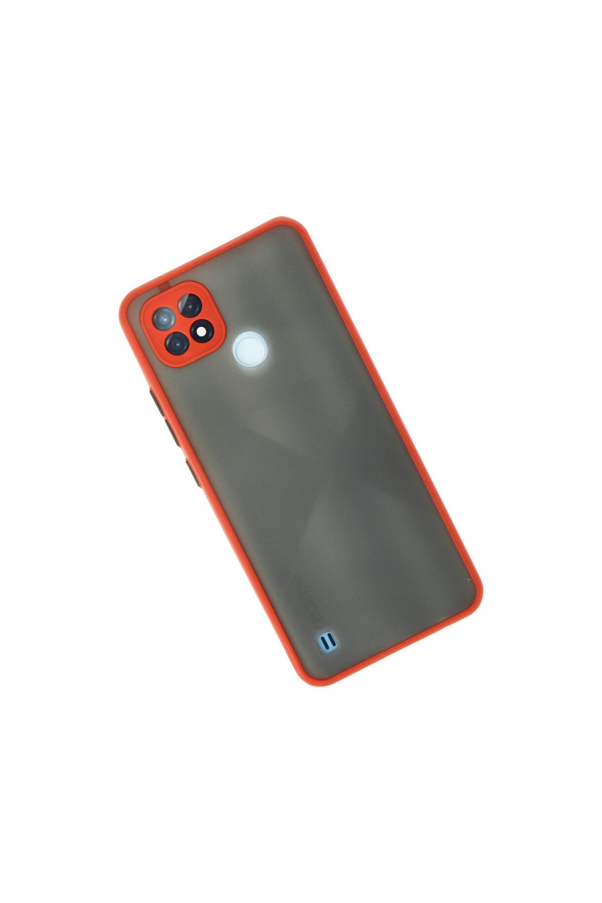 Realme C21 Uyumlu Kılıf Montreal Silikon Kapak - Kırmızı