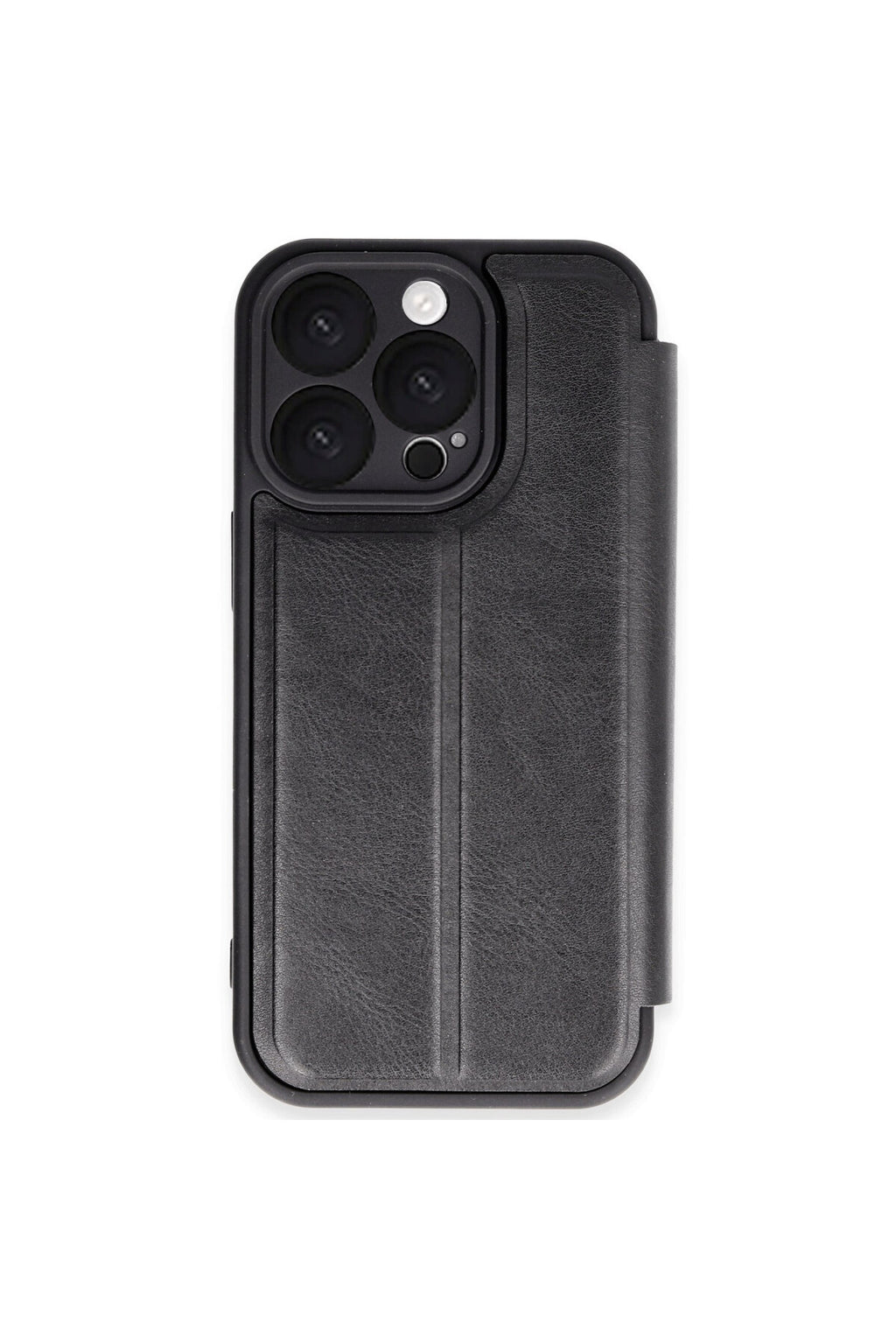 Apple iPhone 16 Pro Max Uyumlu Kılıf Flip Cover - Siyah