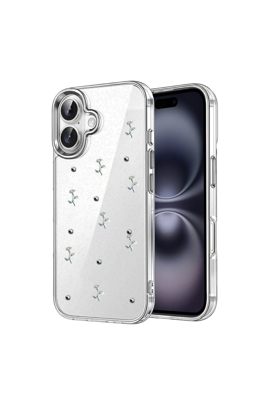 Apple iPhone 16 Plus Uyumlu Fiyonk Desenli Kapak - Desen 4
