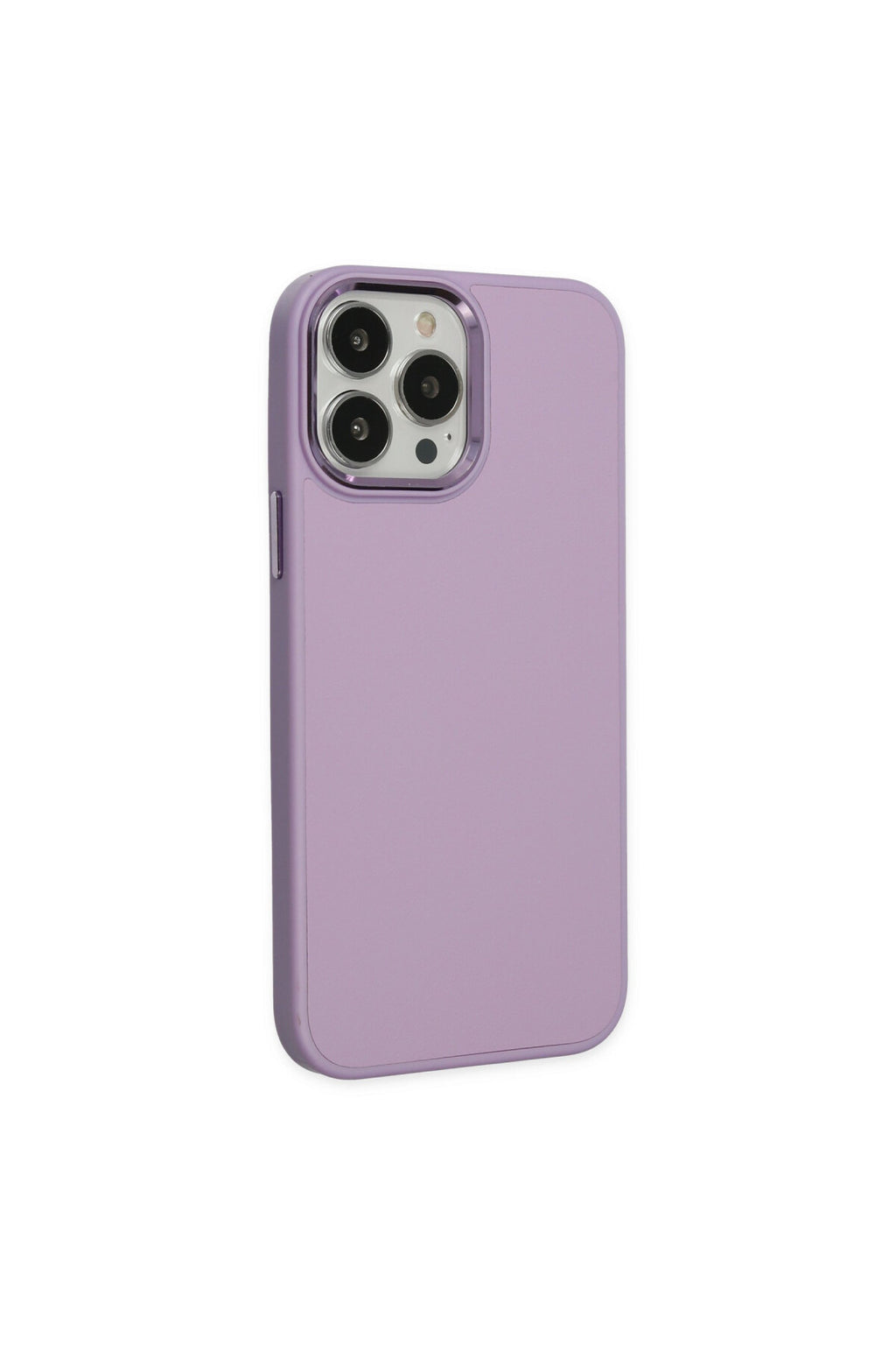 Apple iPhone 13 Pro Uyumlu Kılıf Asya Deri Silikon - Lila