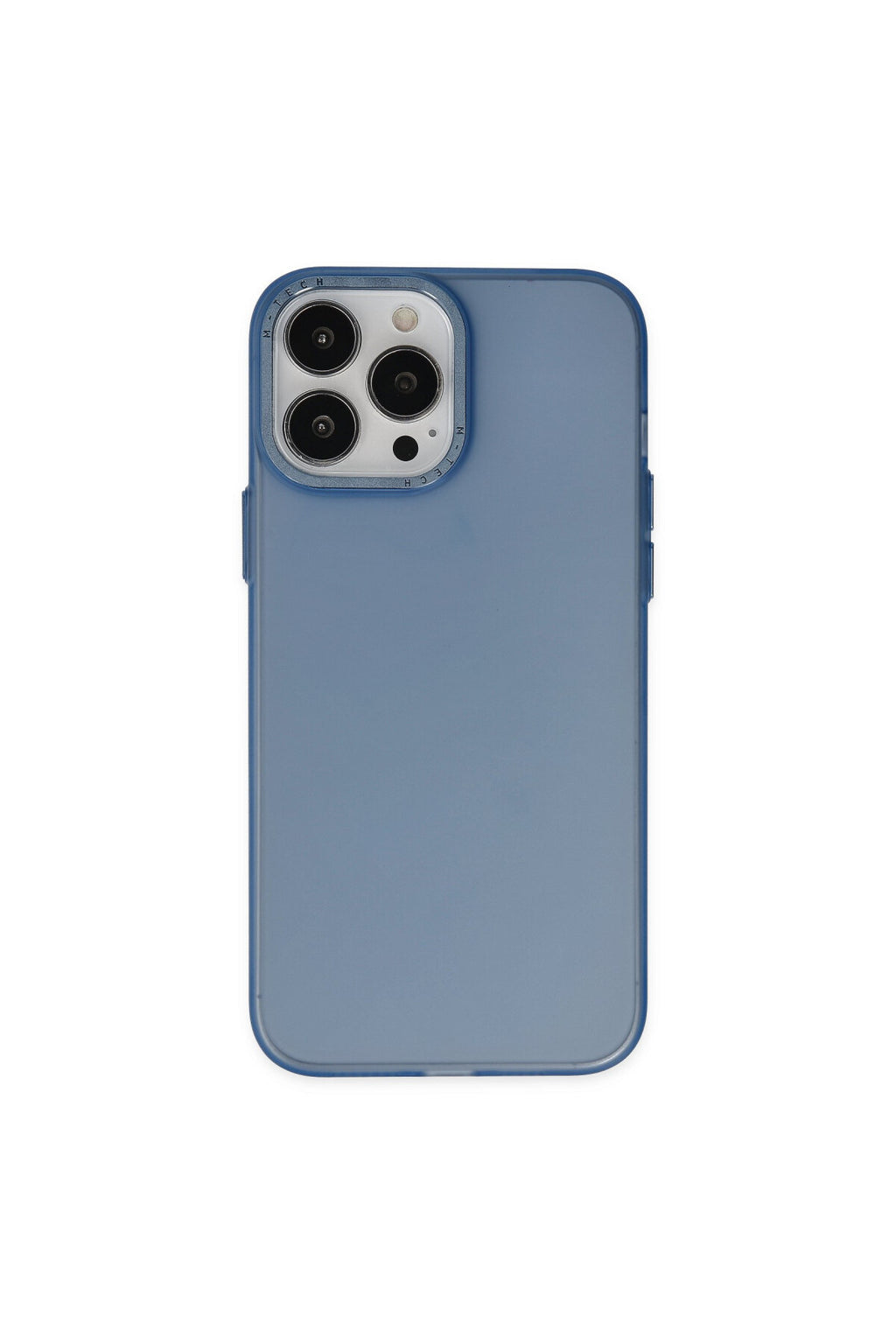Apple iPhone 13 Pro Max Uyumlu Kılıf Modos Metal Kapak - Lacivert