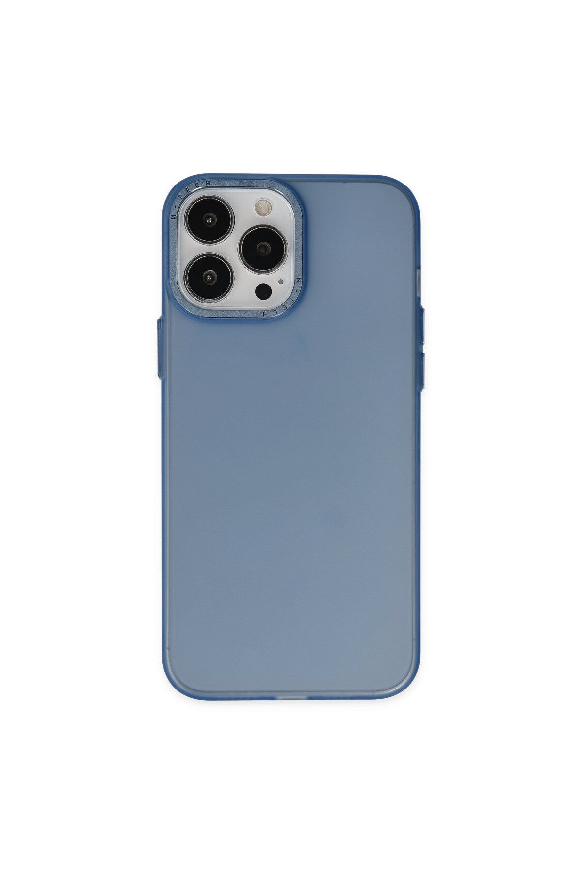 Apple iPhone 13 Pro Max Uyumlu Kılıf Modos Metal Kapak - Lacivert
