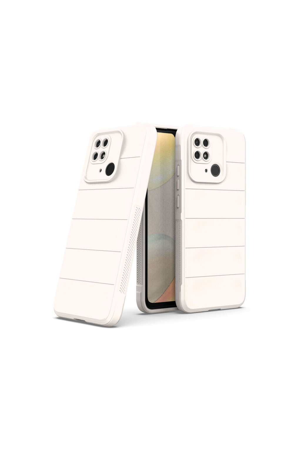 Xiaomi Redmi 10C Uyumlu Kılıf Optimum Silikon - Krem