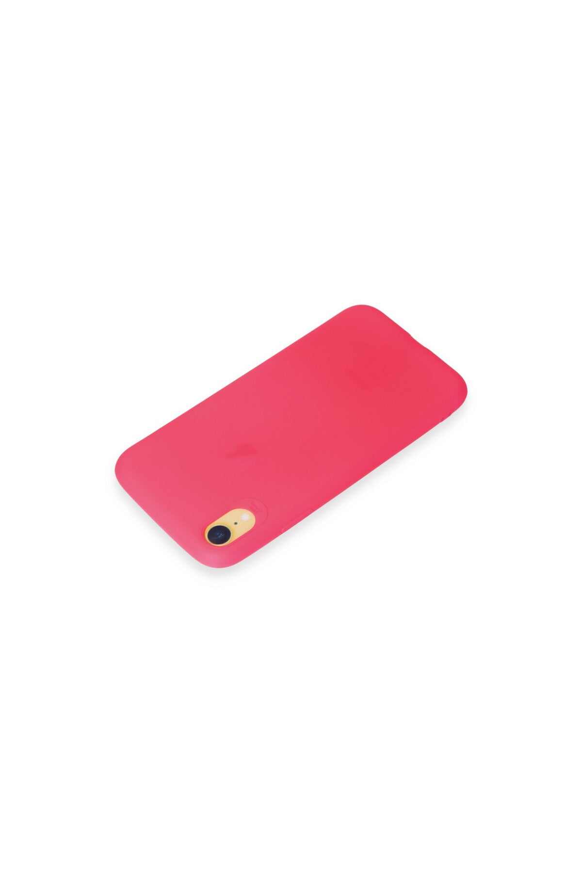 Apple iPhone XR Uyumlu Kılıf First Silikon - Pembe
