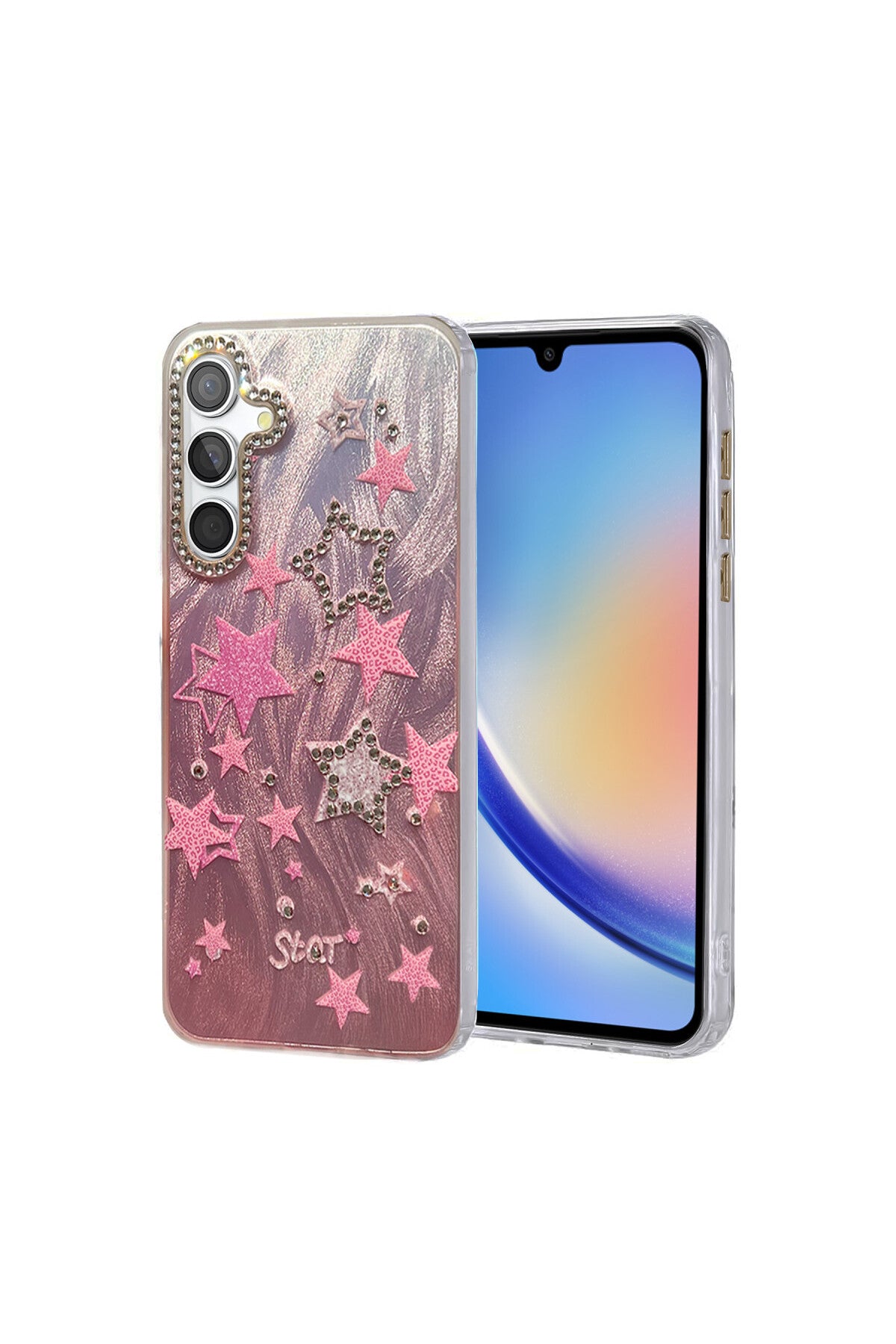 Samsung Galaxy A34 5G Uyumlu Kılıf Blade Aynalı Desenli Kapak - Desen 7