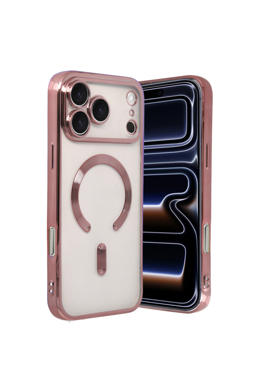 Apple iPhone 17 Pro Max Uyumlu Kross Magneticsafe Kapak - Rose