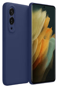 Samsung Galaxy S25 Uyumlu Edge First Silikon - Lacivert