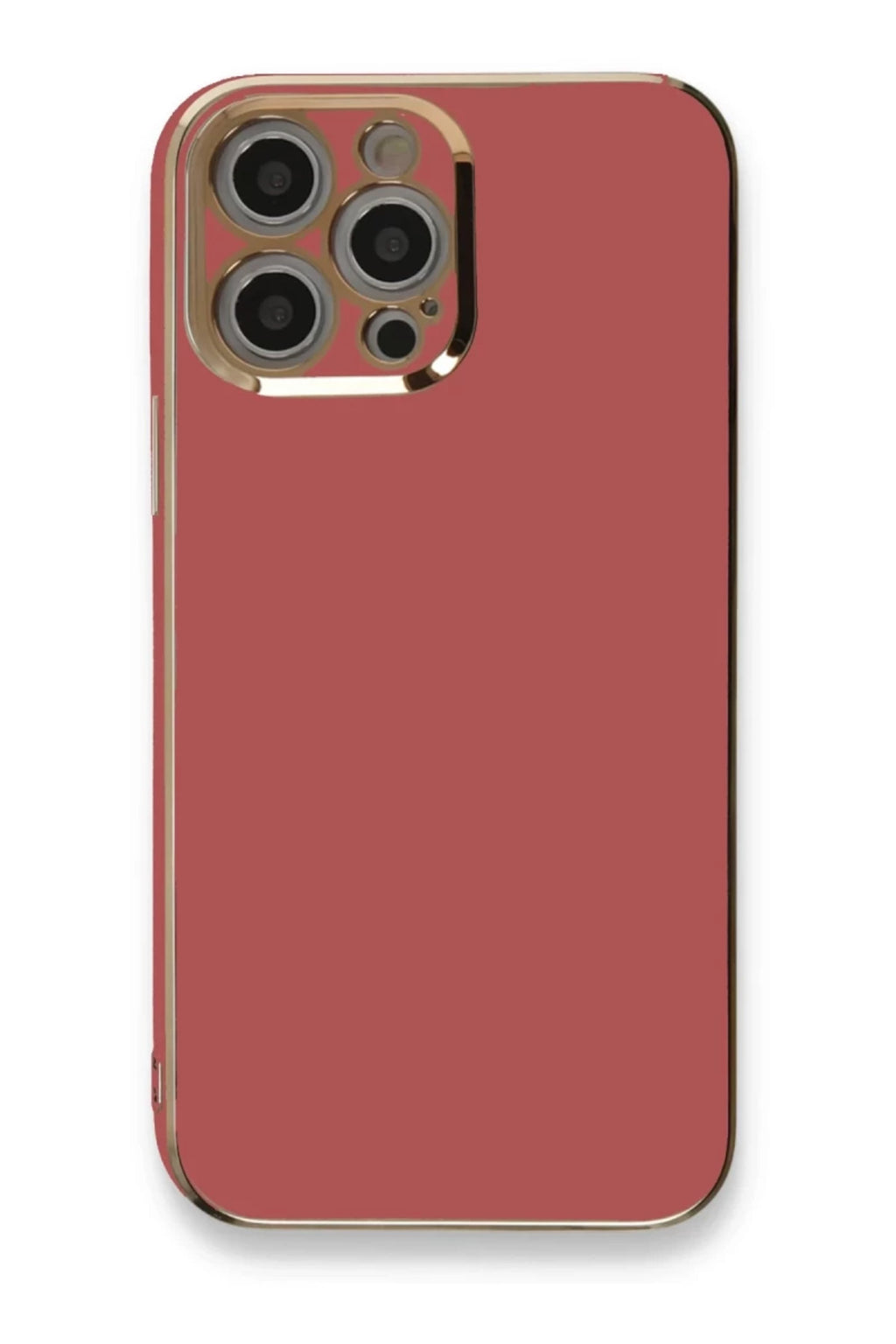 Apple iPhone 12 Pro Uyumlu Kılıf Volet Silikon - Kırmızı