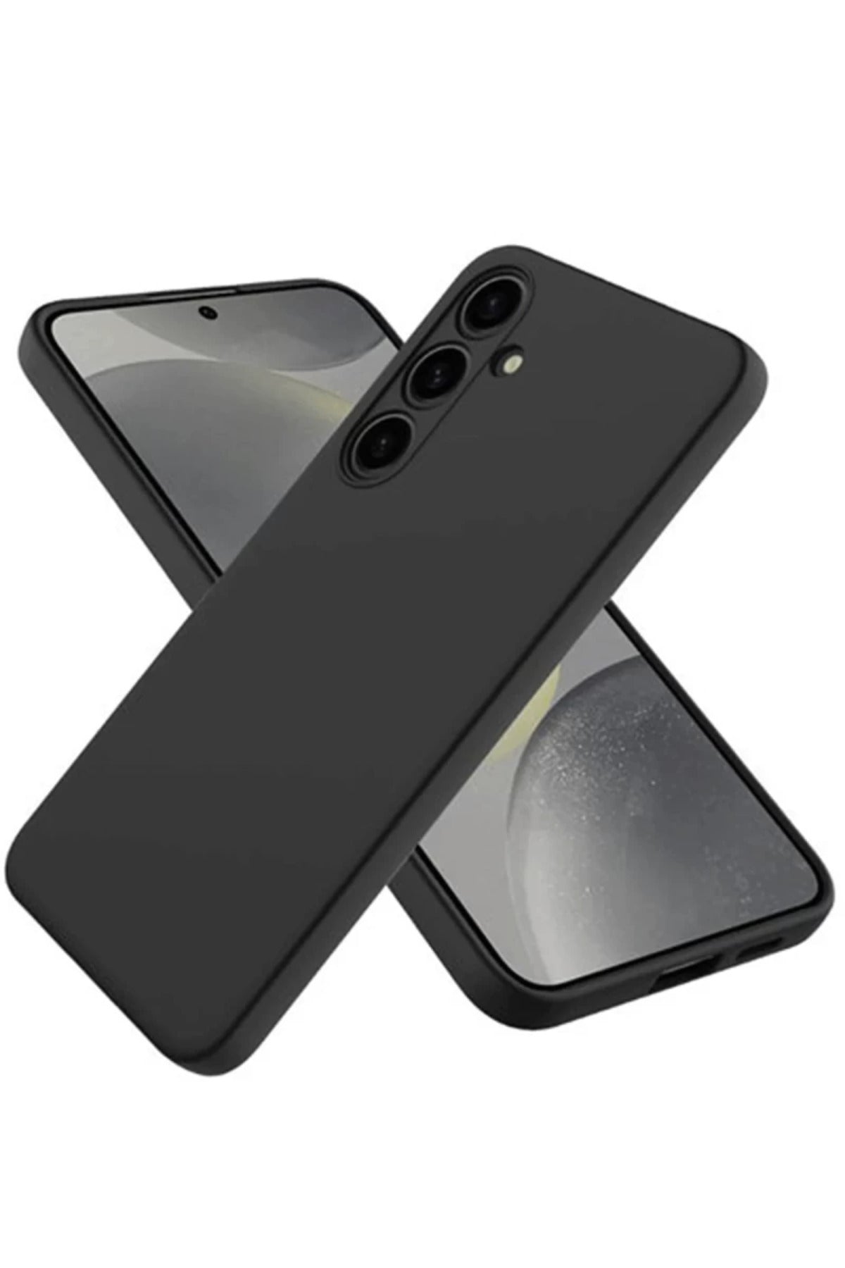 Samsung Galaxy A36 Uyumlu Kılıf First Silikon - Siyah
