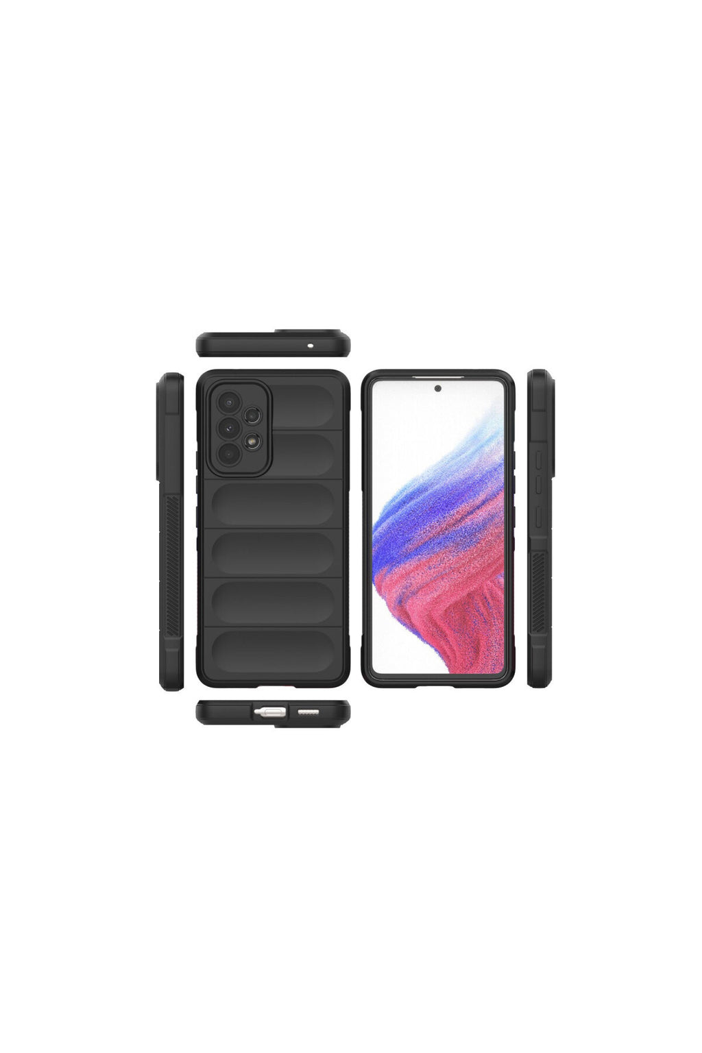 Samsung Galaxy A53 5G Uyumlu Kılıf Optimum Silikon - Siyah