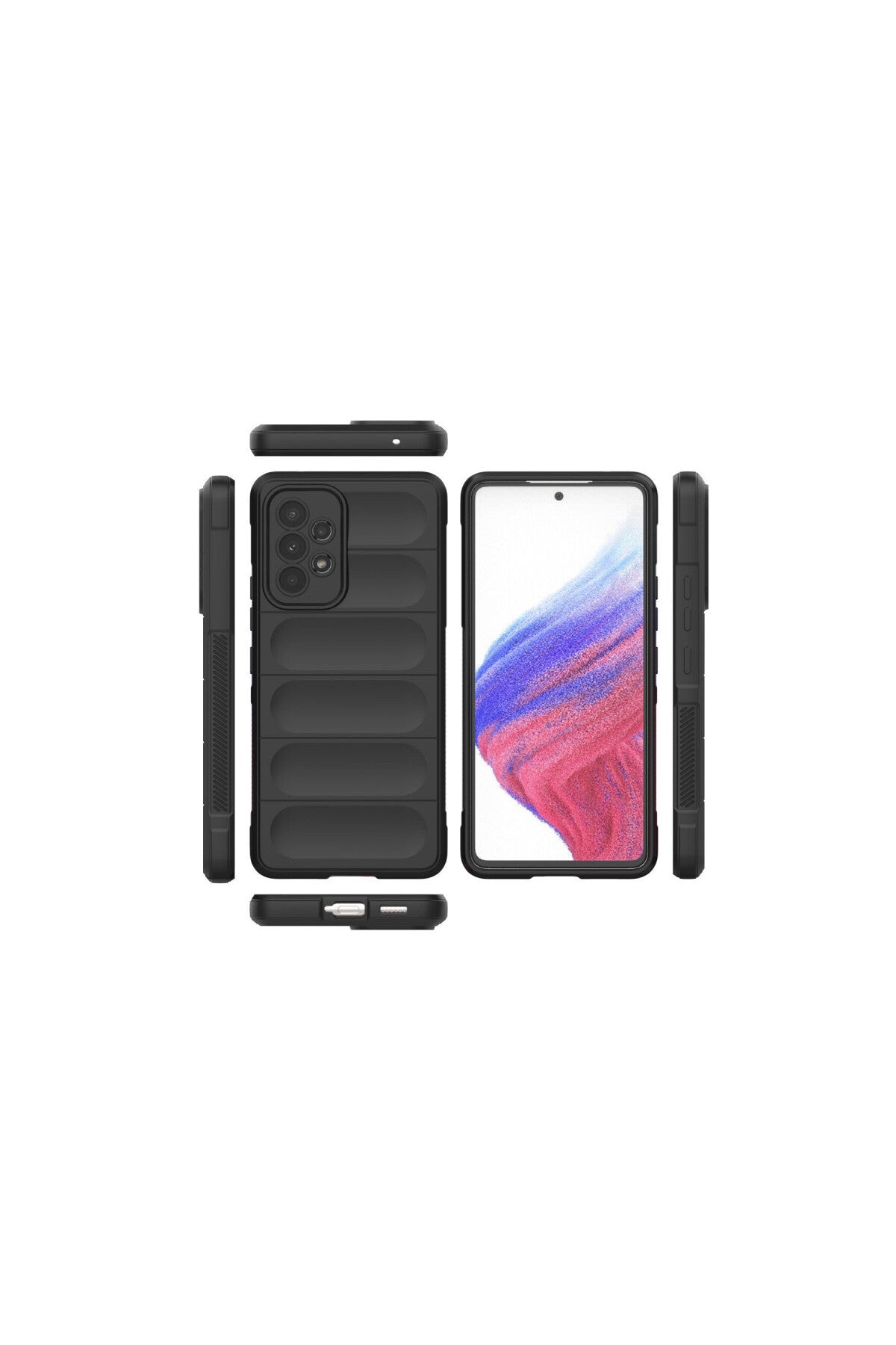 Samsung Galaxy A53 5G Uyumlu Kılıf Optimum Silikon - Siyah