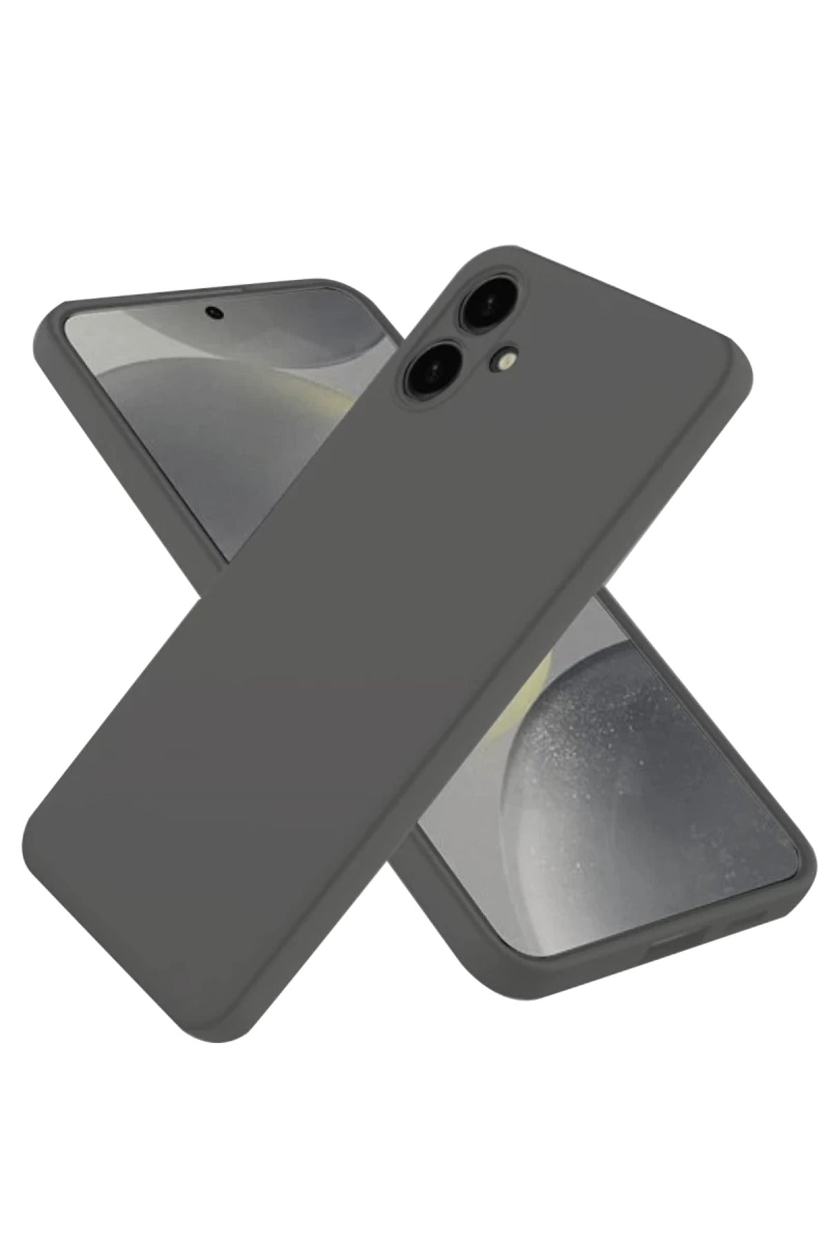 Samsung Galaxy A06 Uyumlu Kılıf First Silikon - Gri