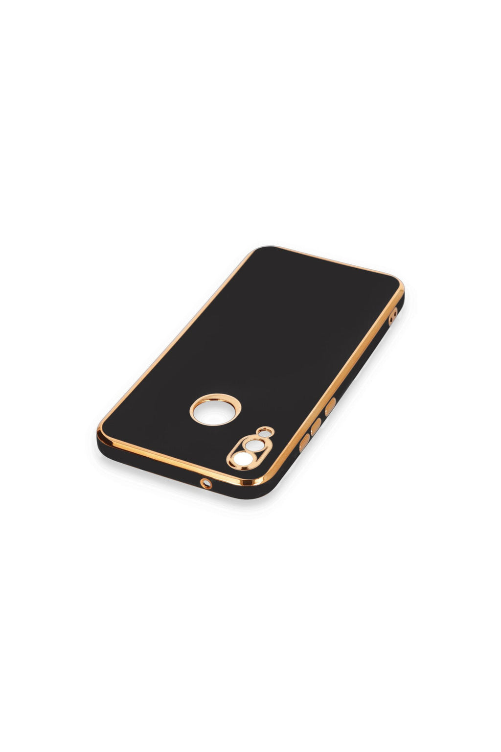 Huawei P20 Lite Uyumlu Kılıf Volet Silikon - Siyah