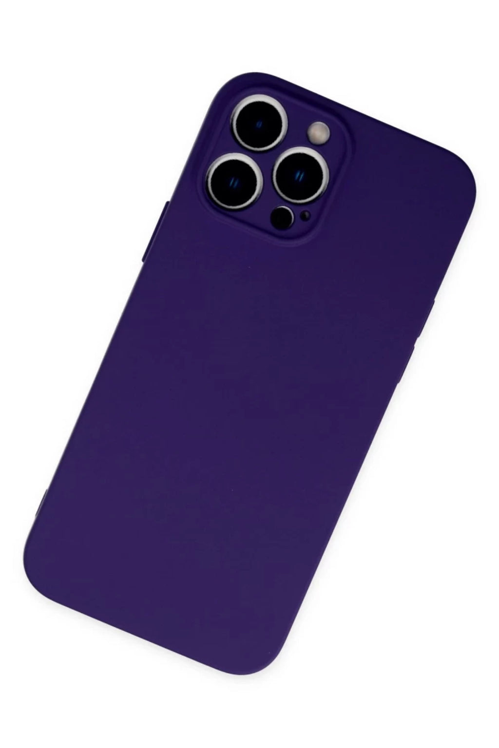 Apple iPhone 13 Pro Max Uyumlu Kılıf Nano içi Kadife Silikon - Mor