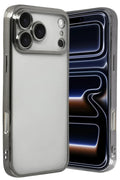Apple iPhone 17 Pro Max Uyumlu Lensli Silikon - Titan Gri