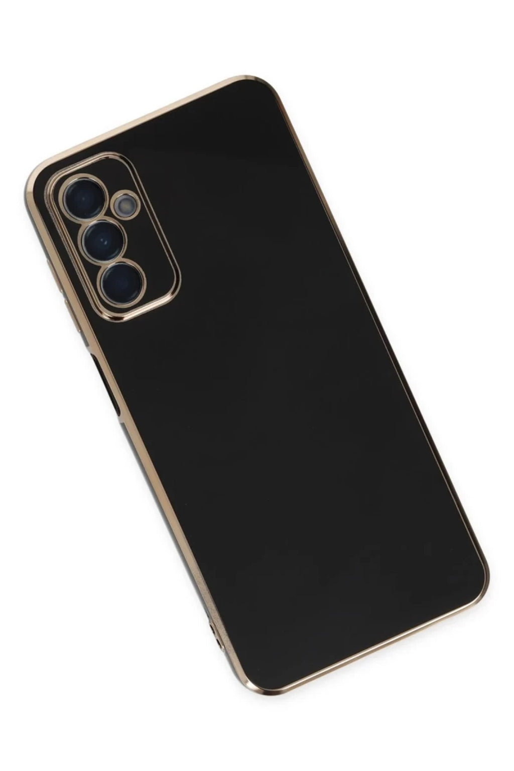 Samsung Galaxy M23 Uyumlu Kılıf Volet Silikon - Siyah