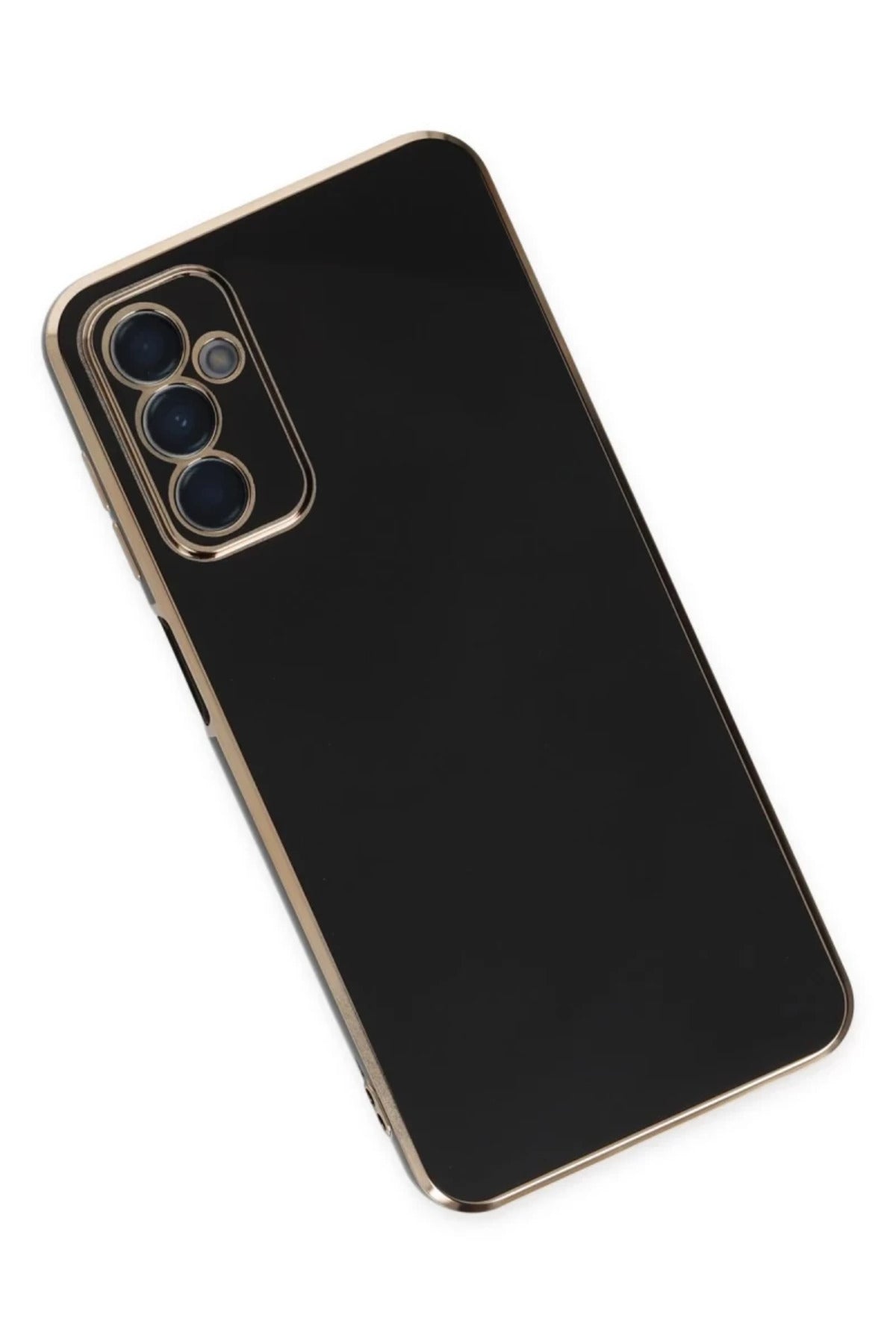 Samsung Galaxy M23 Uyumlu Kılıf Volet Silikon - Siyah