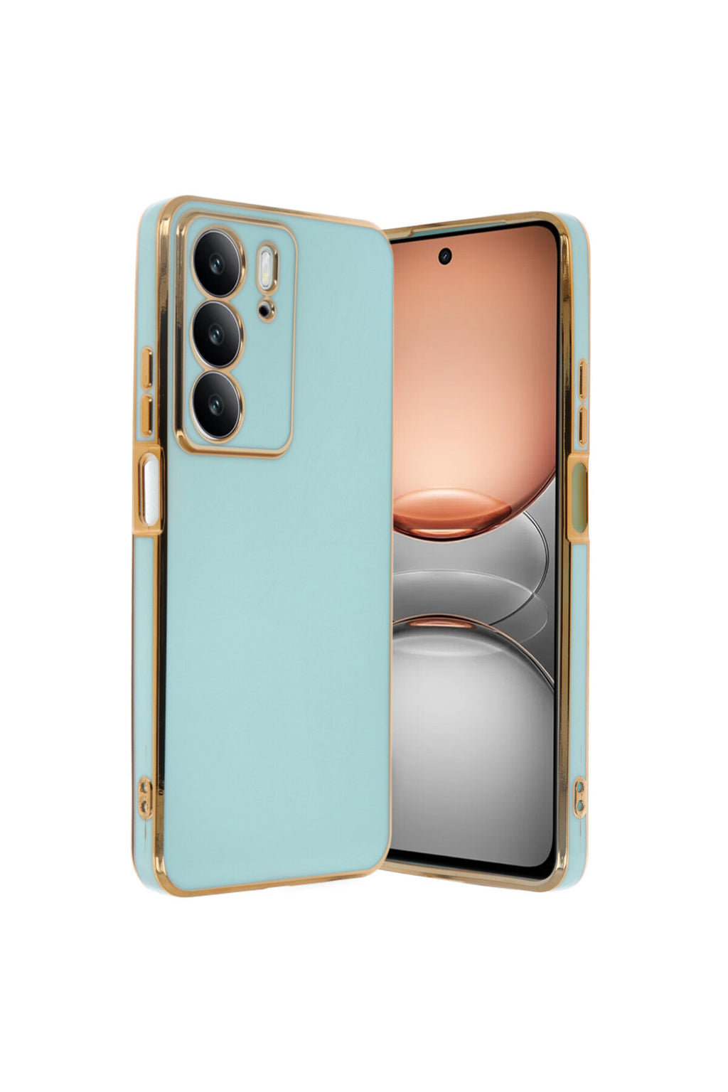 Realme C75 4G Uyumlu Kılıf Volet Silikon - Açık Yeşil