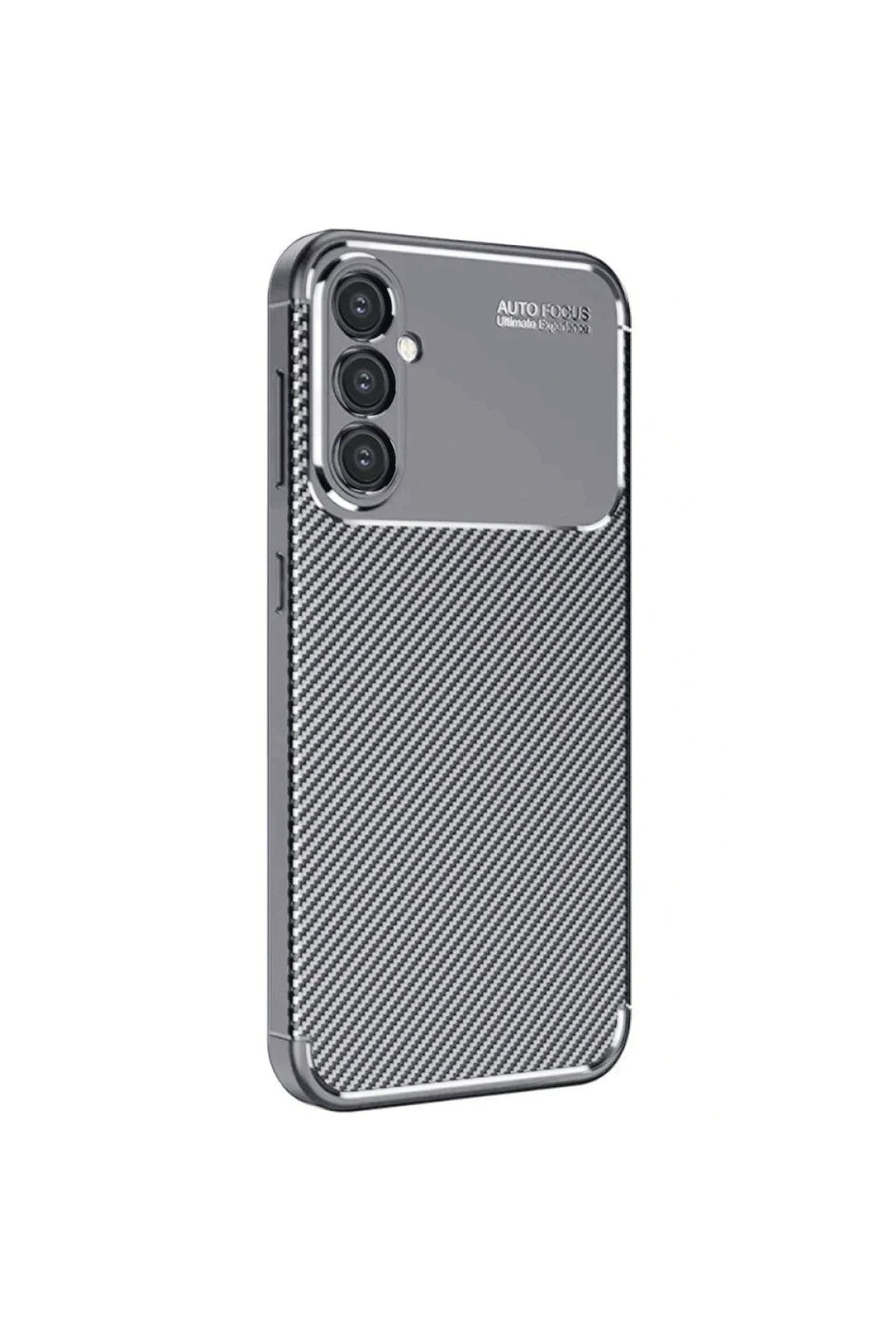 Samsung Galaxy A16 5G Uyumlu Kılıf Auto Focus Karbon Kapak - Gri