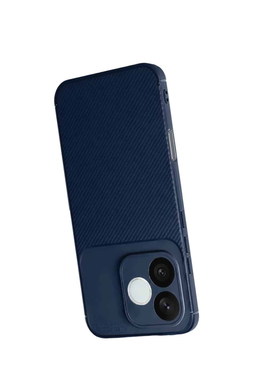 Huawei Honor 600 Lite Uyumlu Auto Focus Karbon Kapak - Lacivert