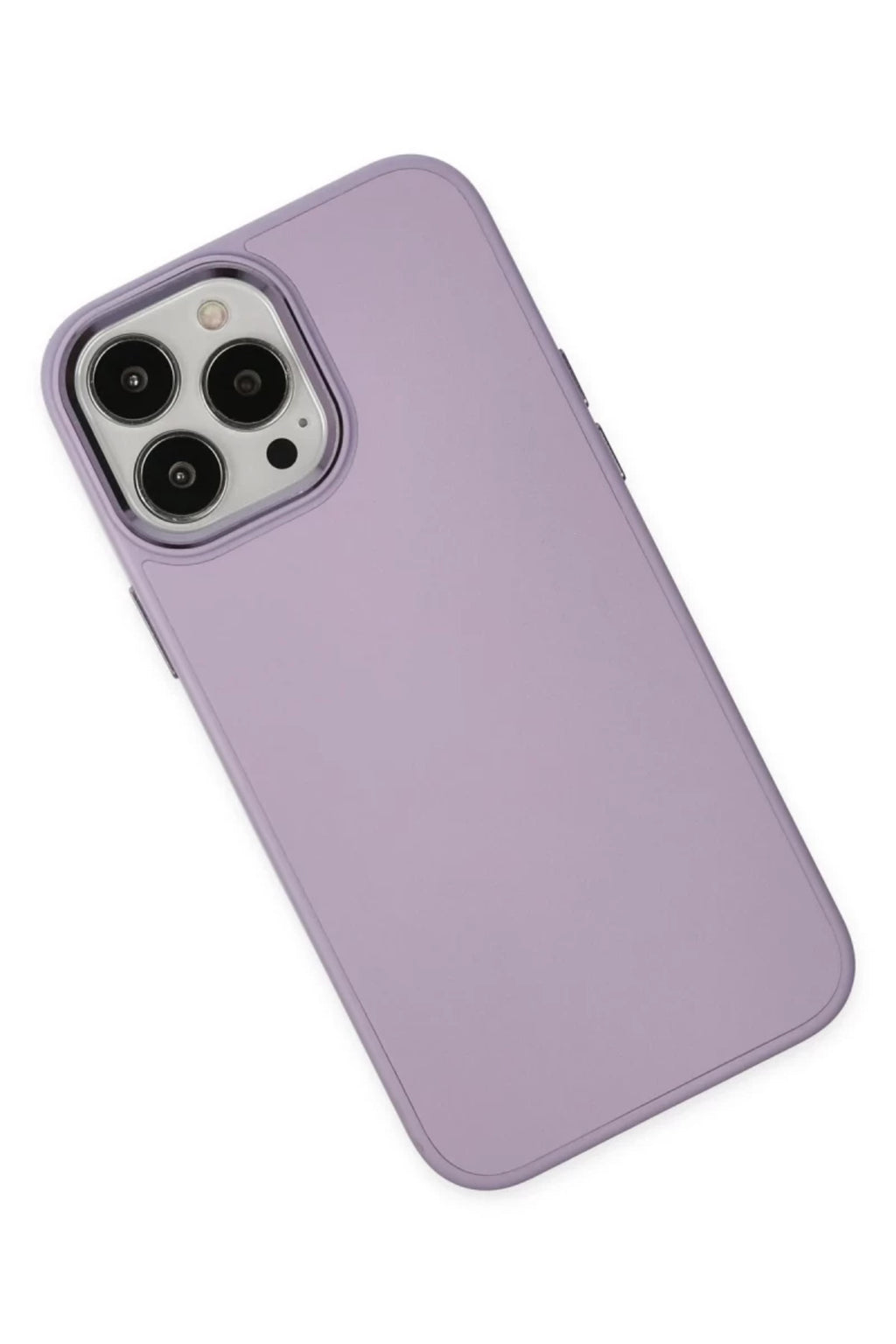 Apple iPhone 13 Pro Uyumlu Kılıf Asya Deri Silikon - Lila