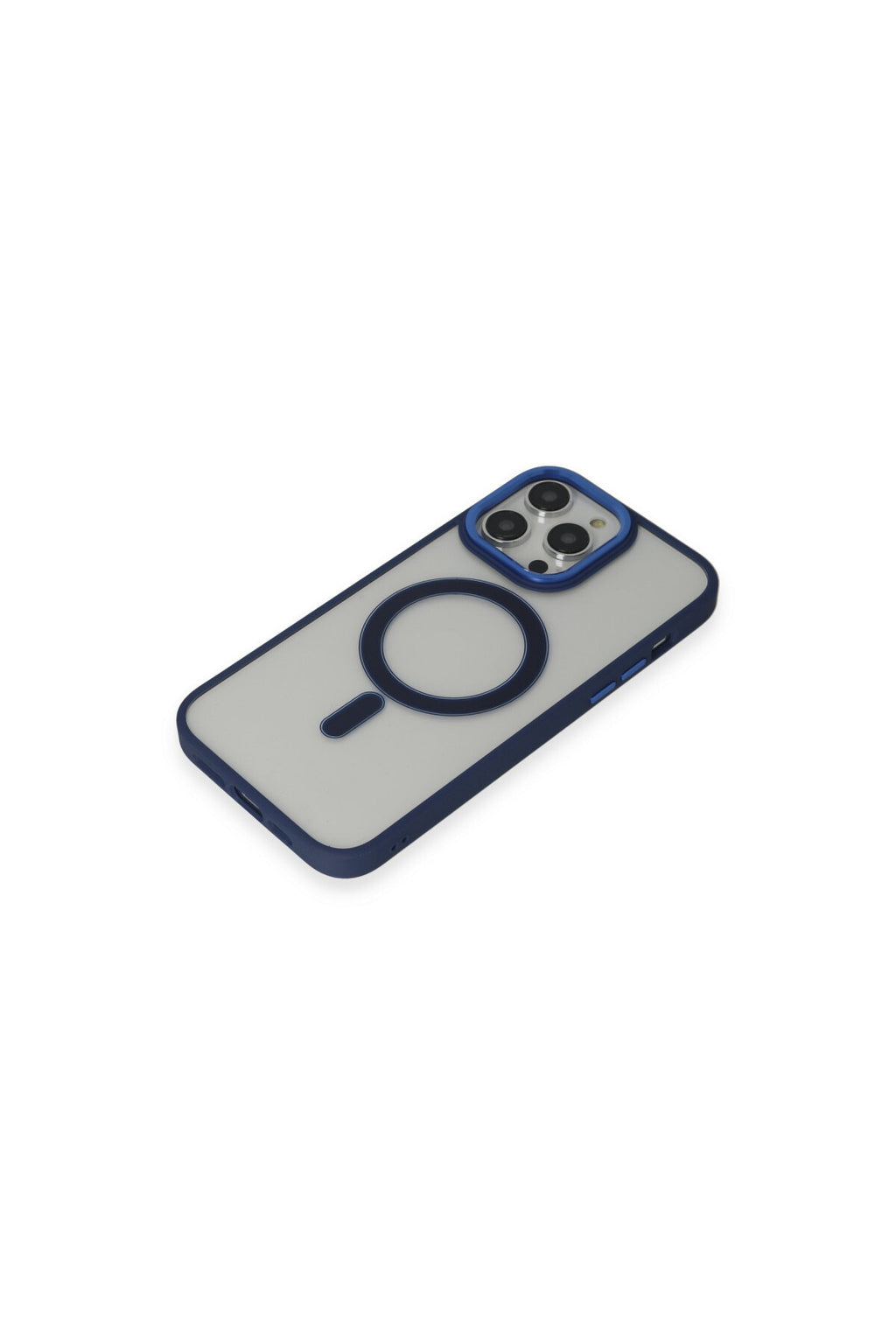 Apple iPhone 14 Pro Uyumlu Kılıf Room Magneticsafe Silikon - Lacivert