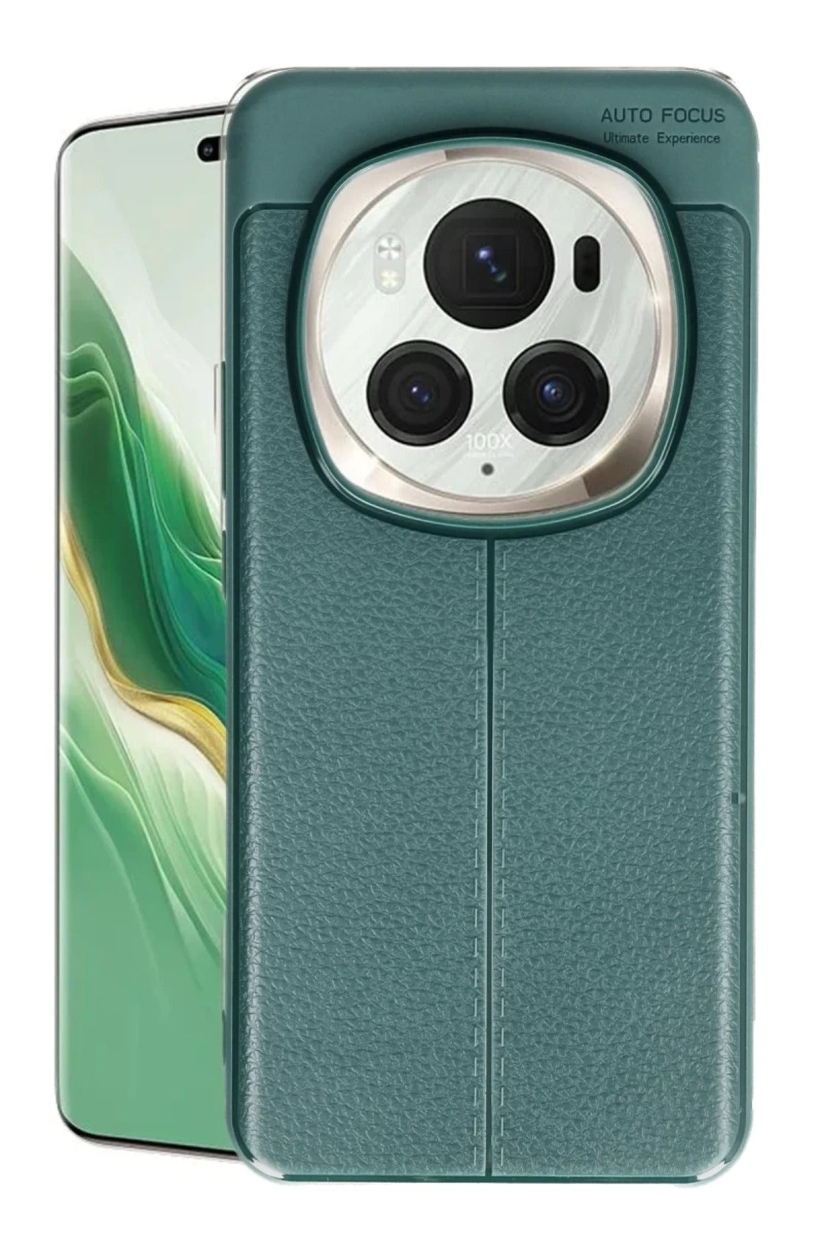 Huawei Honor Magic 6 Pro Uyumlu Kılıf Auto Focus Kapak - Koyu Yeşil