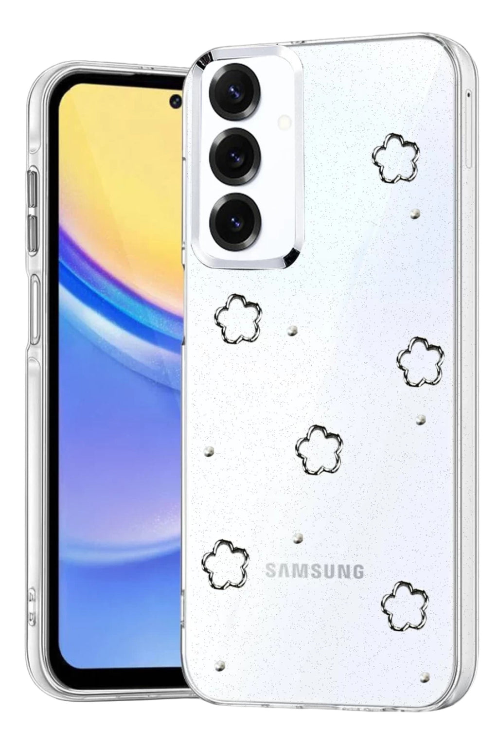 Samsung Galaxy S25 FE Uyumlu Fiyonk Desenli Kapak - Desen 2