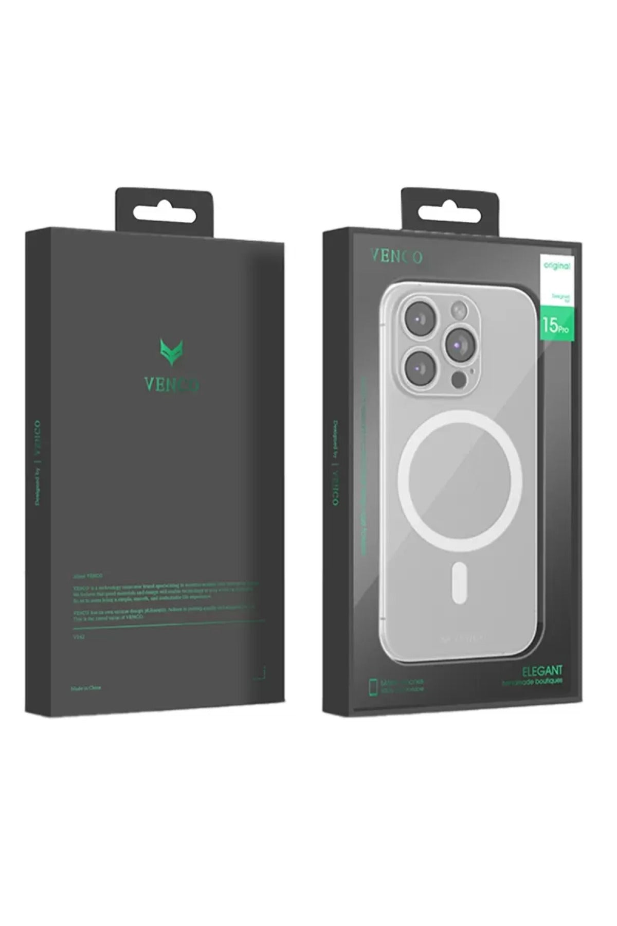 Venco Apple iPhone 16 Pro Uyumlu Sense Magsafe Kapak - Şeffaf