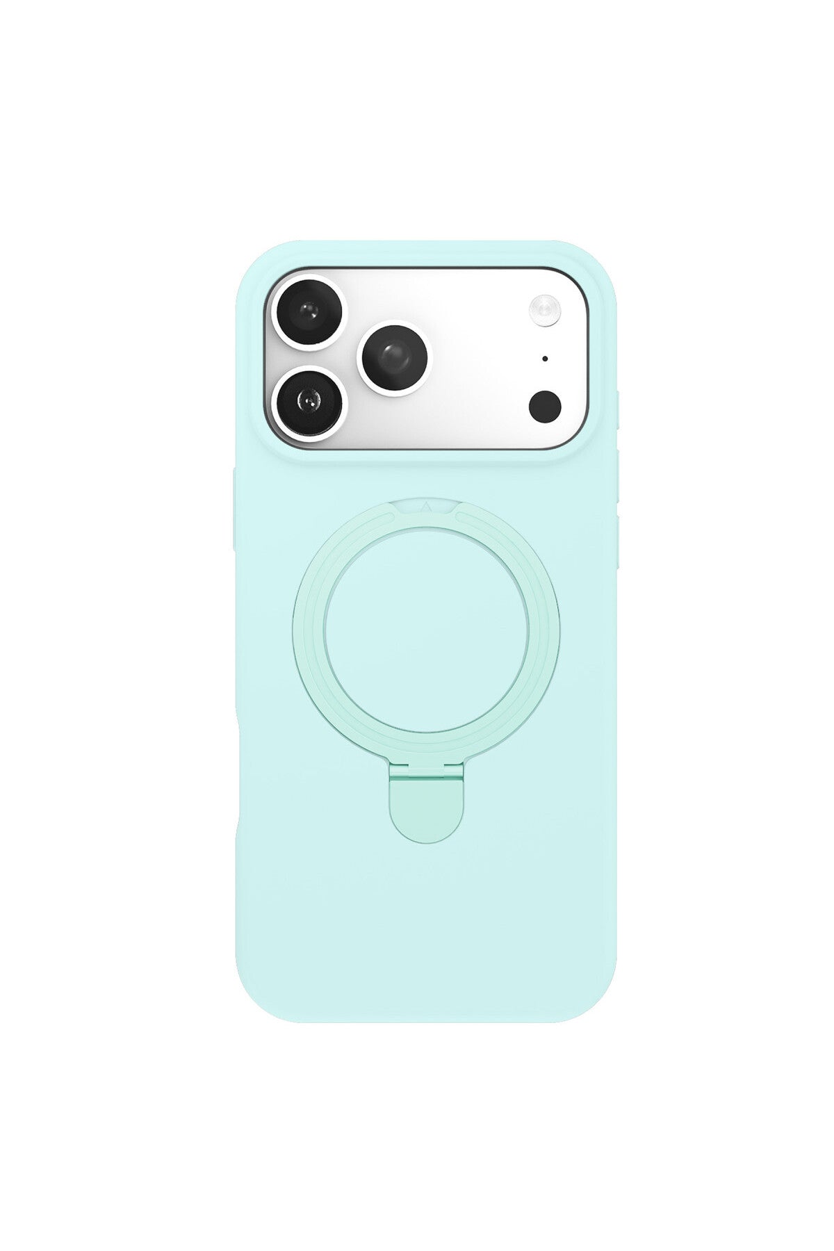 Apple iPhone 17 Pro Uyumlu Regal Magsafe Standlı Kapak - Su Yeşili
