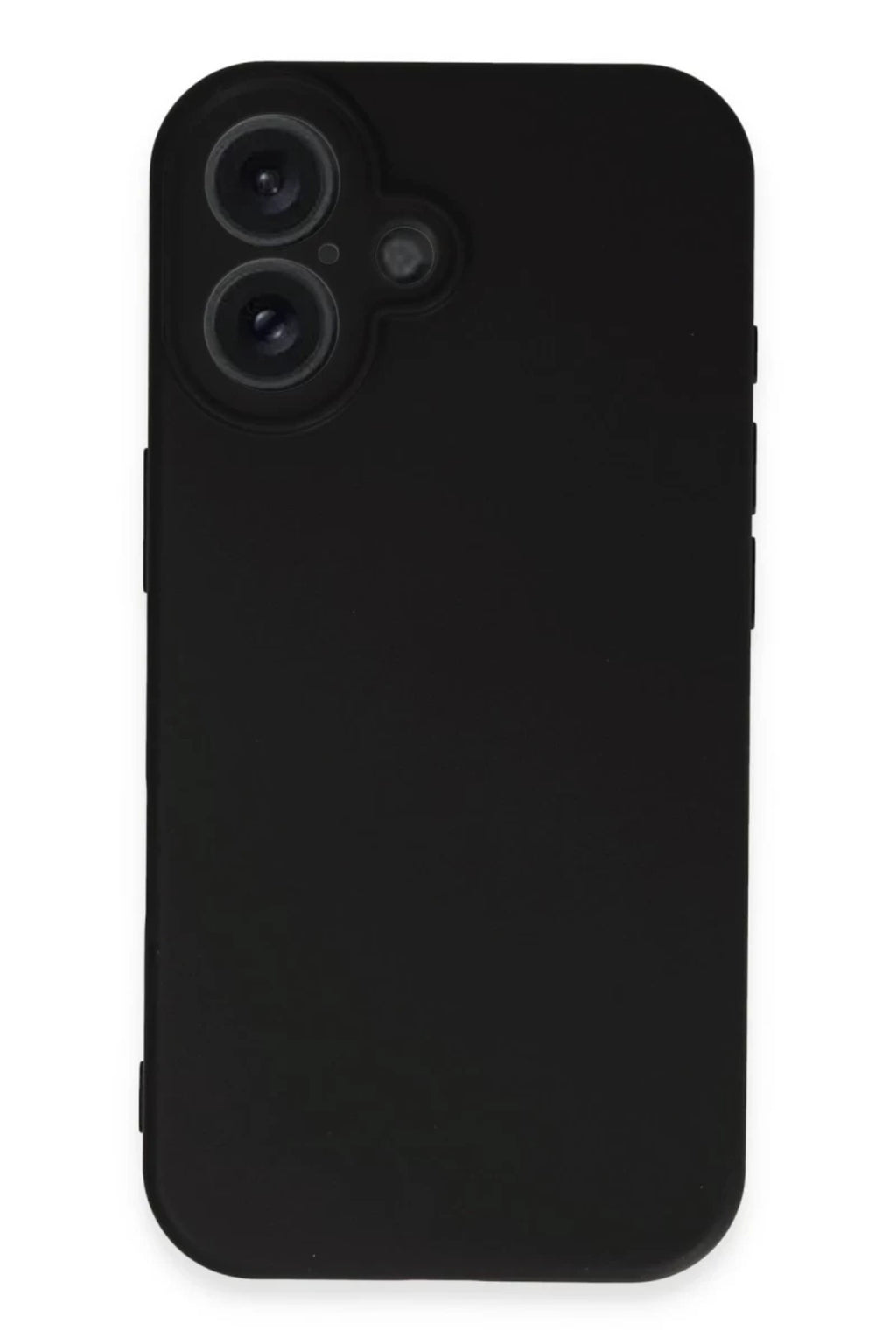 Apple iPhone 16 Uyumlu Kılıf First Silikon - Siyah