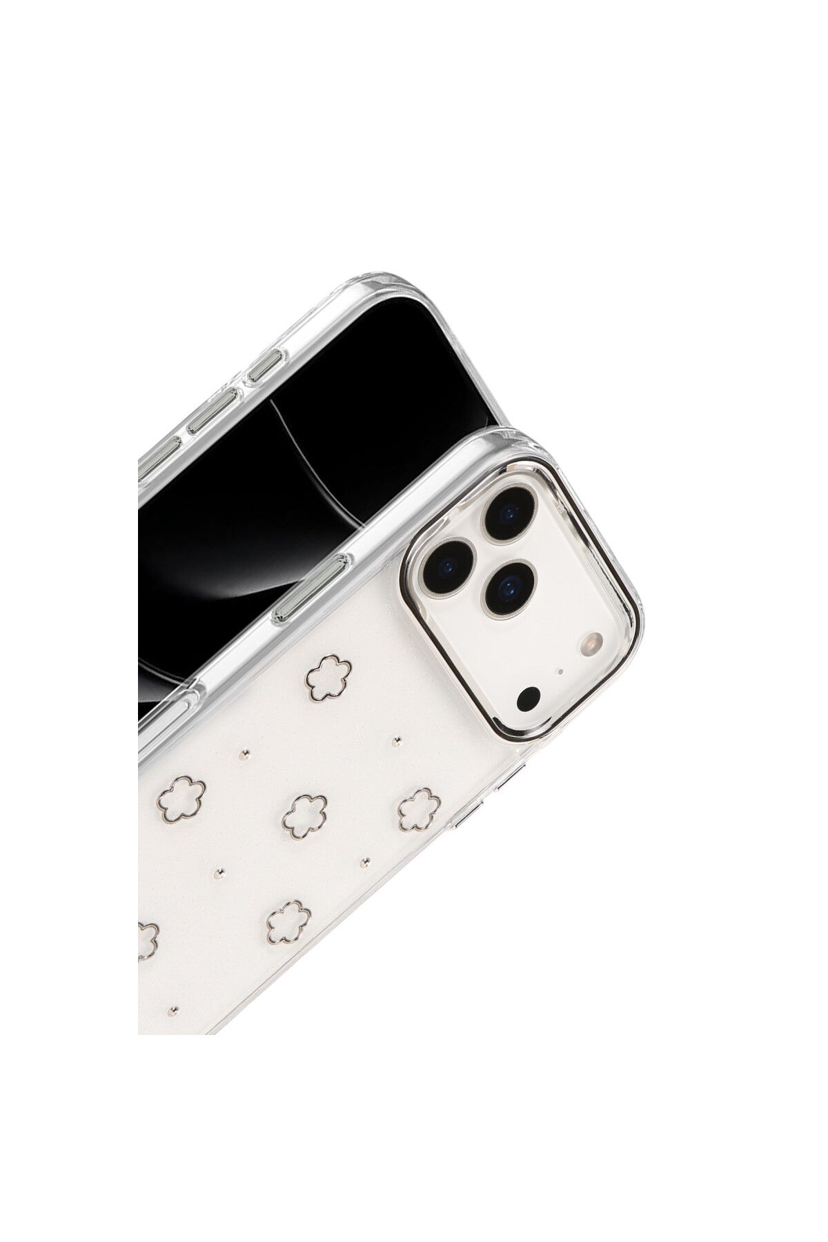 Apple iPhone 17 Pro Uyumlu Fiyonk Desenli Kapak - Desen 2