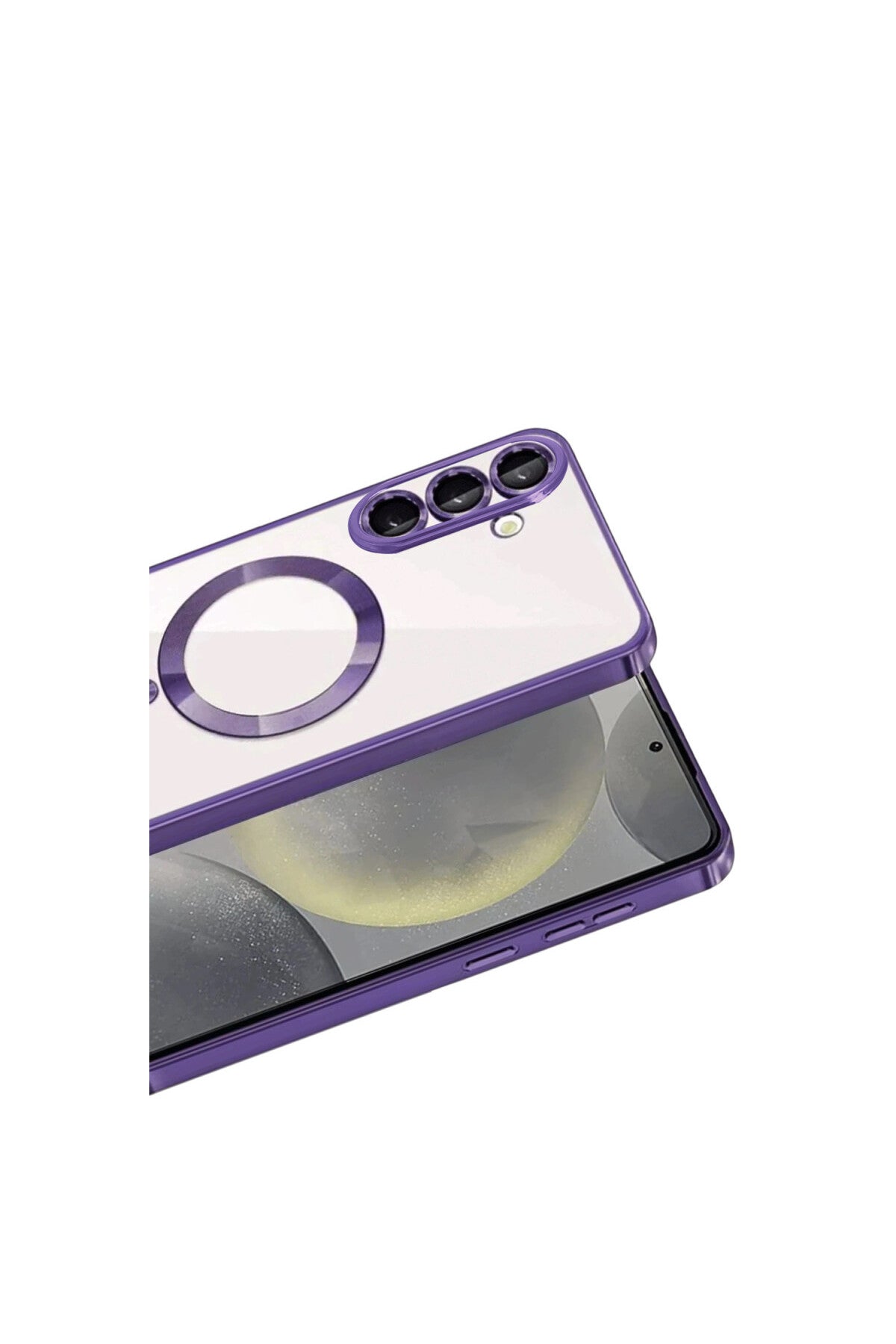 Samsung Galaxy A57 5G Uyumlu Kross Magneticsafe Kapak - Mor