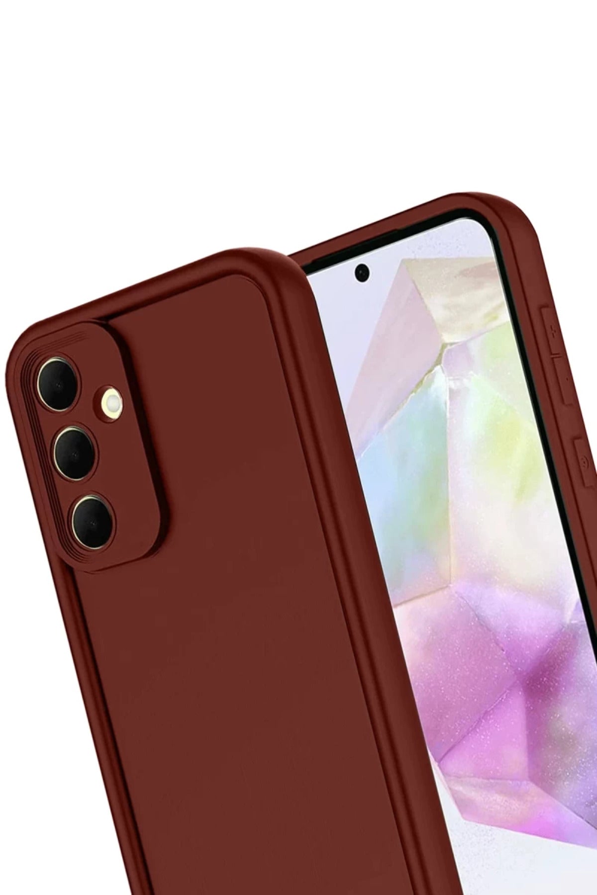 Samsung Galaxy A17 5G Uyumlu Viera Silikon - Bordo
