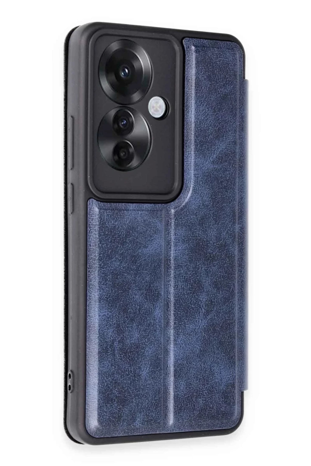 Oppo Reno 11F Uyumlu Kılıf Flip Cover - Lacivert