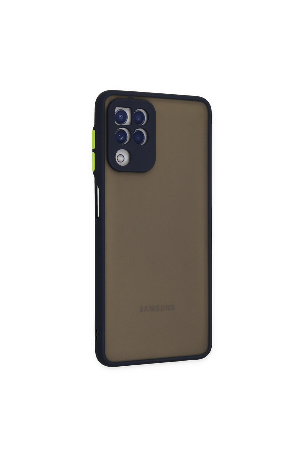Samsung Galaxy A22 Uyumlu Kılıf Montreal Silikon Kapak - Lacivert