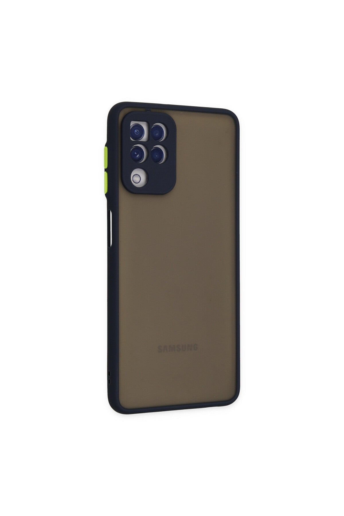 Samsung Galaxy A22 Uyumlu Kılıf Montreal Silikon Kapak - Lacivert