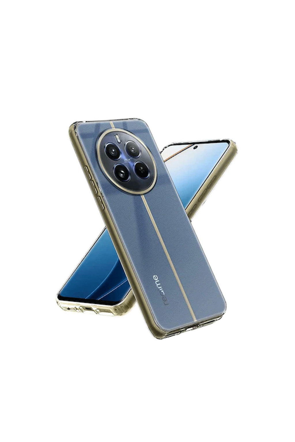 Realme 12 5G Uyumlu Kılıf Lüx Şeffaf Silikon