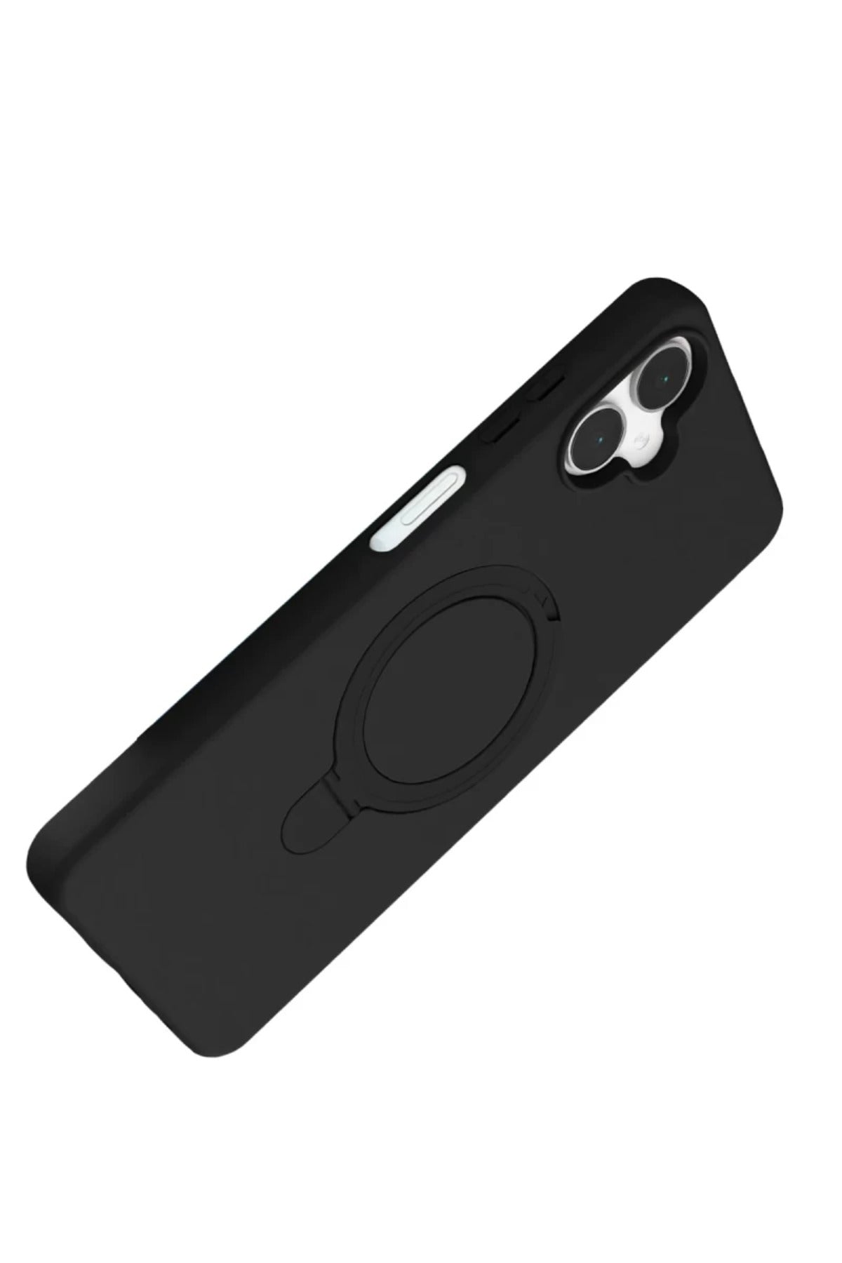 Samsung Galaxy A06 Uyumlu Regal Magsafe Standlı Kapak - Siyah