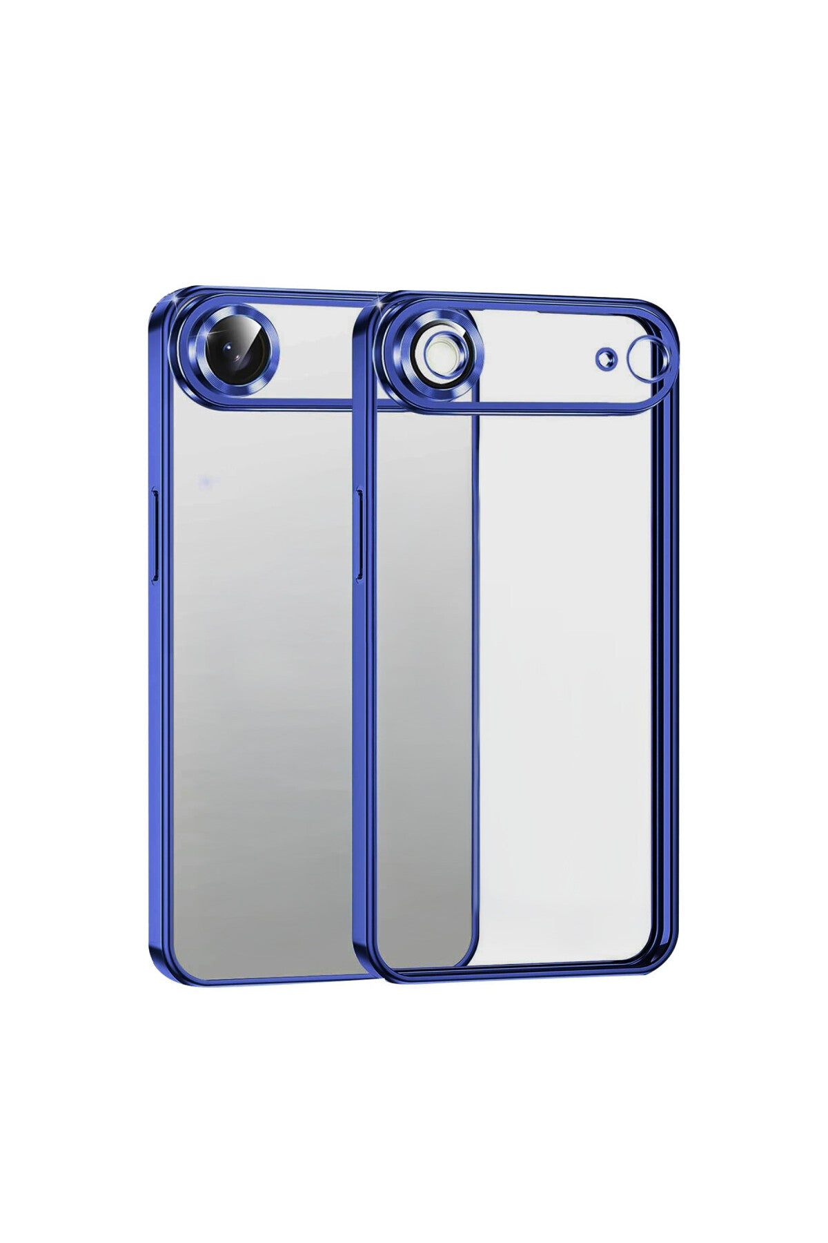 Apple iPhone 17 Air Uyumlu Lensli Silikon - Lacivert