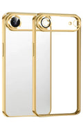 Apple iPhone 17 Air Uyumlu Lensli Silikon - Gold