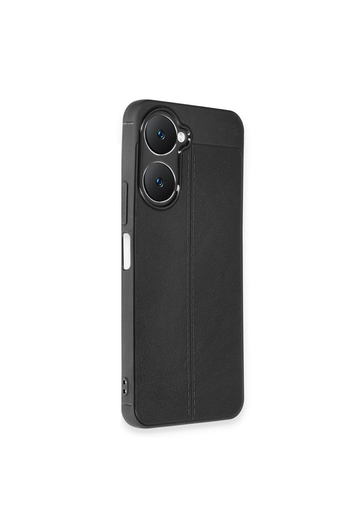 Vivo Y18 Uyumlu Kılıf Auto Focus Kapak - Siyah