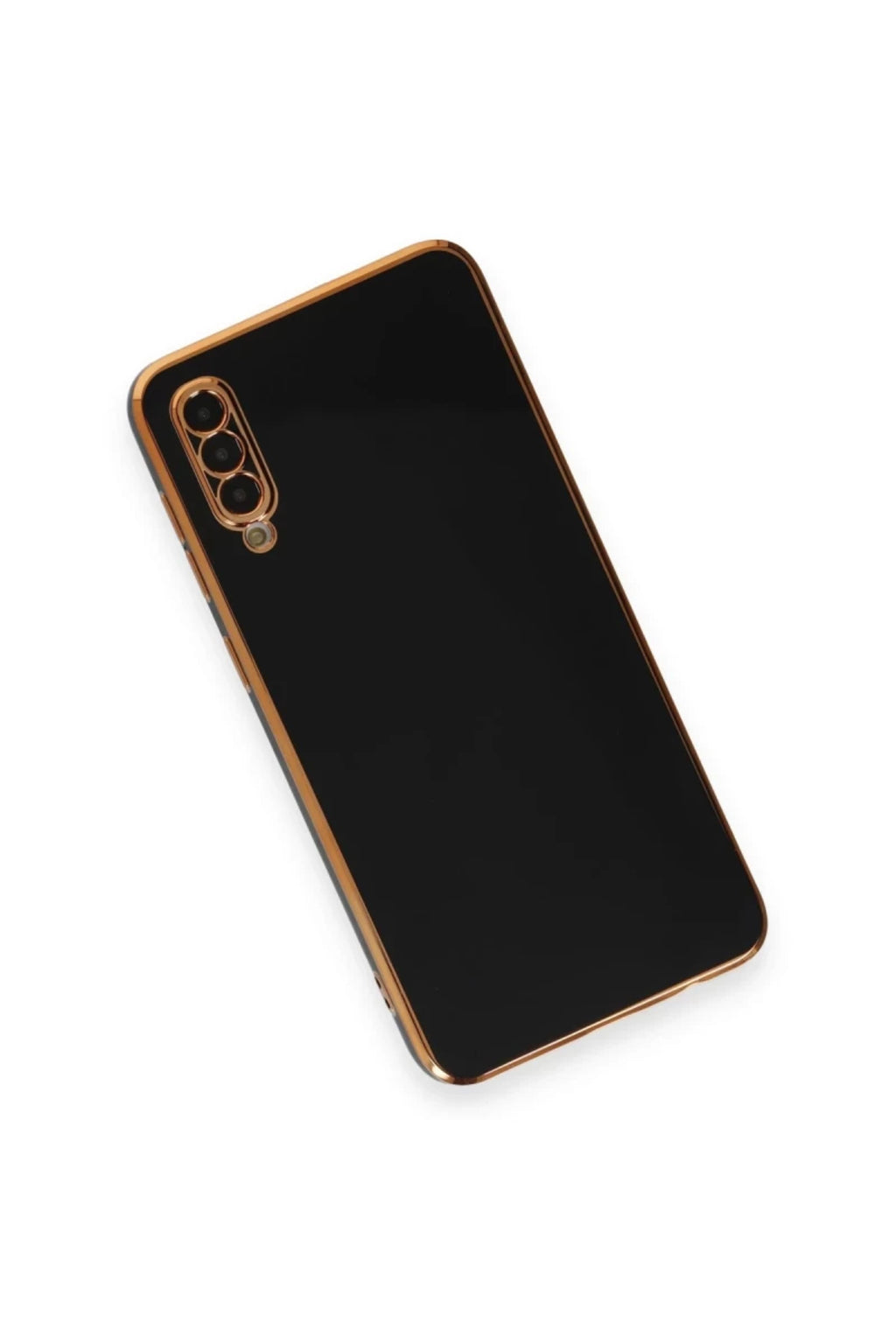 Samsung Galaxy A50 Uyumlu Kılıf Volet Silikon - Siyah