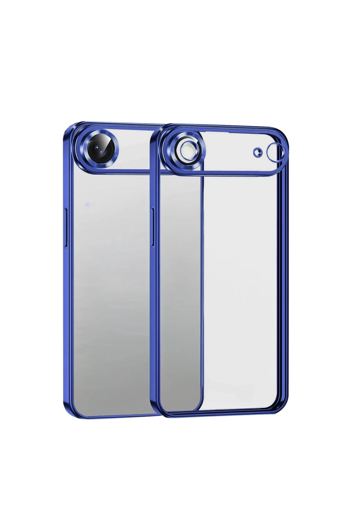 Apple iPhone 17 Air Uyumlu Lensli Silikon - Lacivert