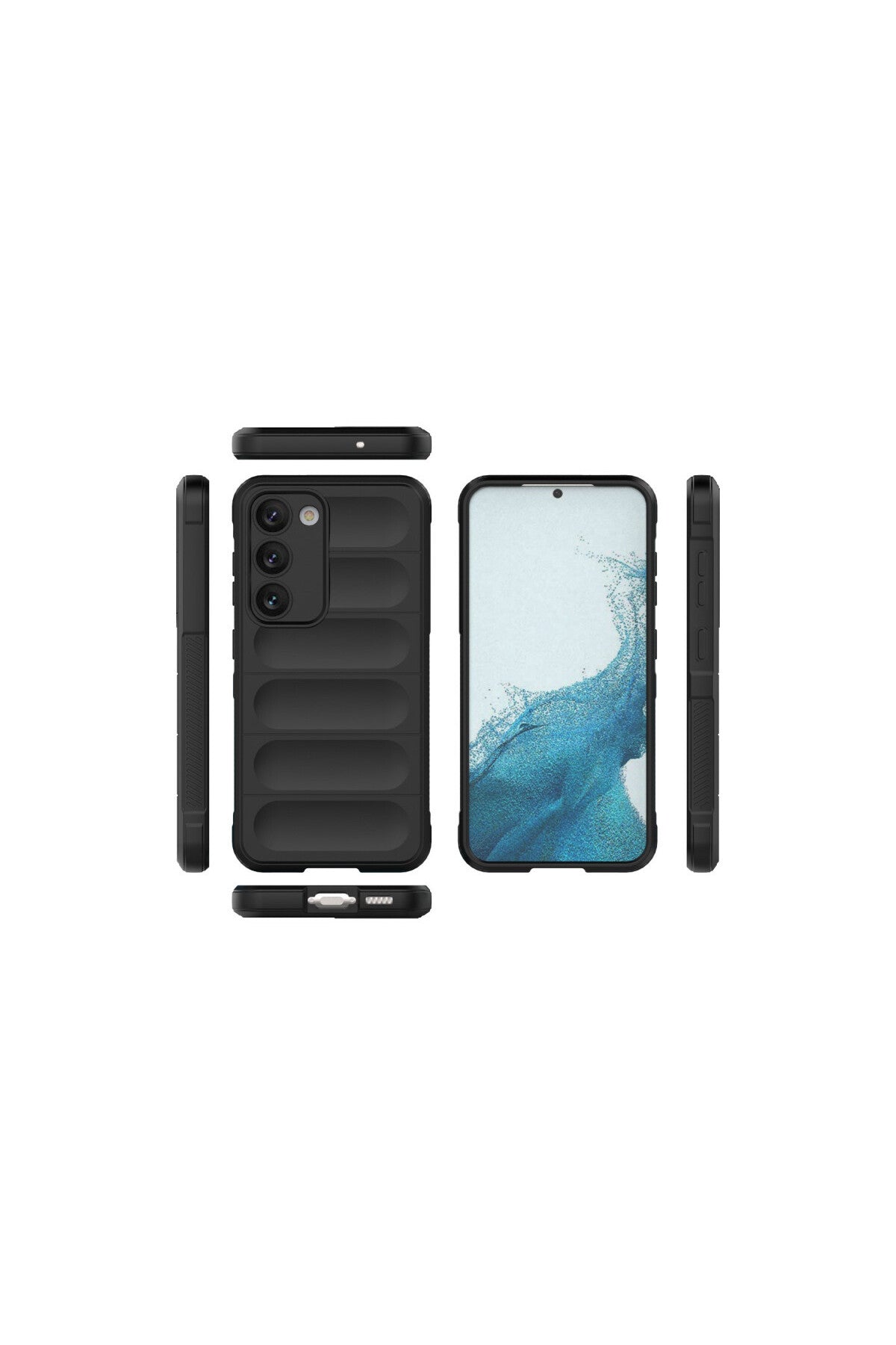 Samsung Galaxy S23 Plus Uyumlu Kılıf Optimum Silikon - Siyah