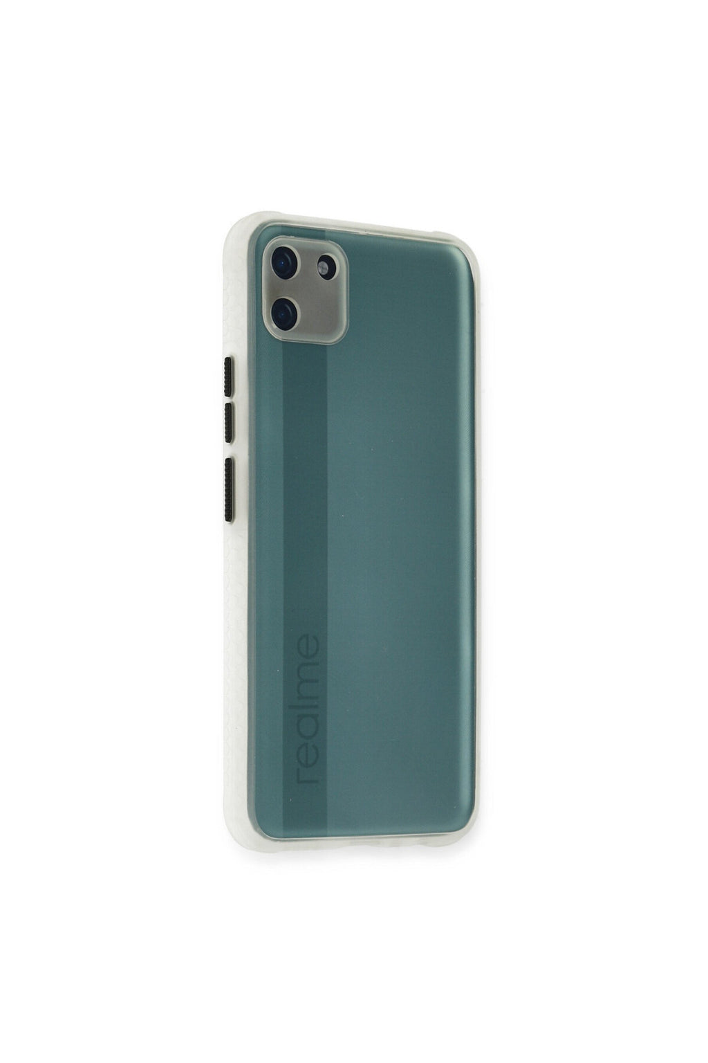 Realme C11 Uyumlu Kılıf Miami Şeffaf Silikon - Şeffaf